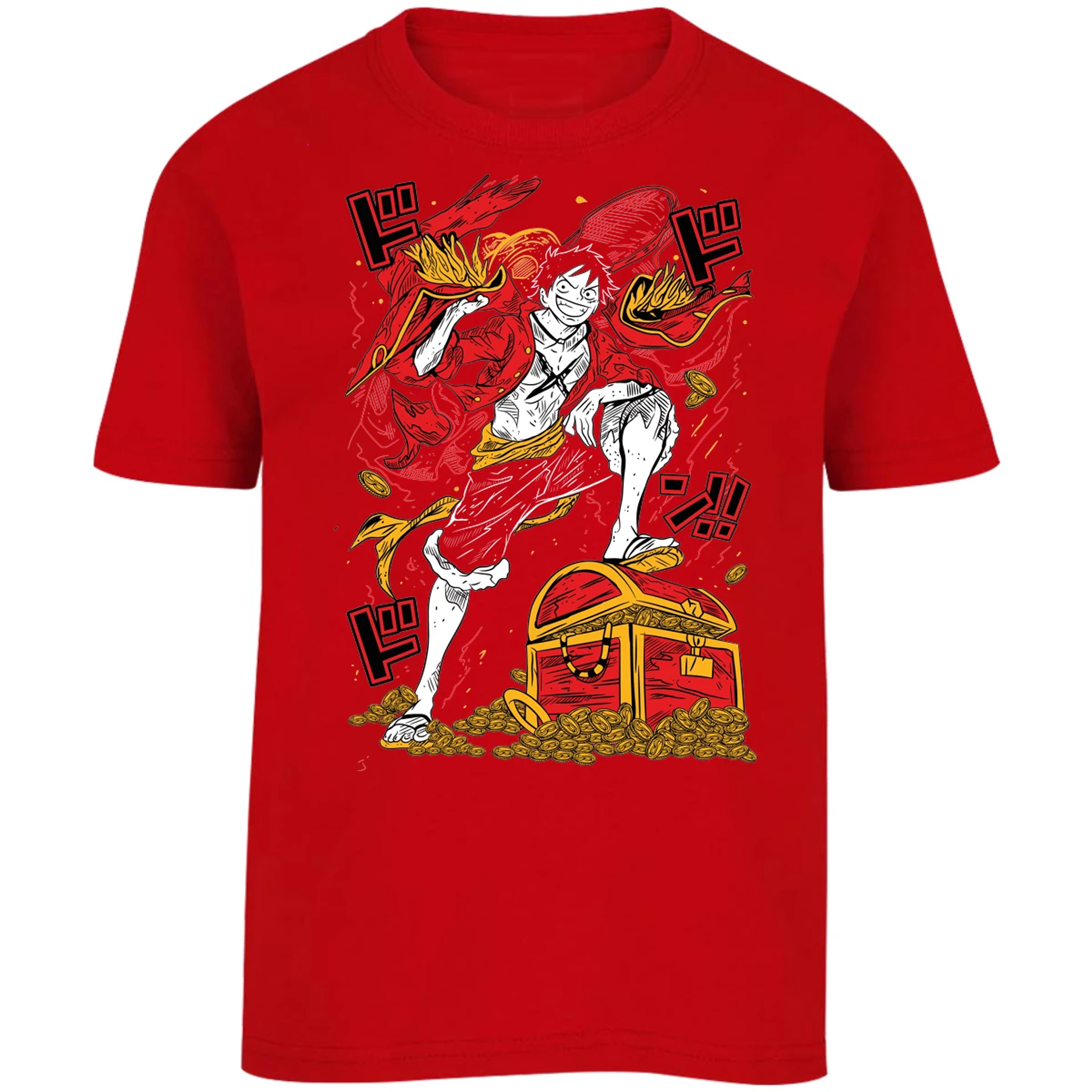 Playera One Piece Luffy Tesoro Anime para Niño 7