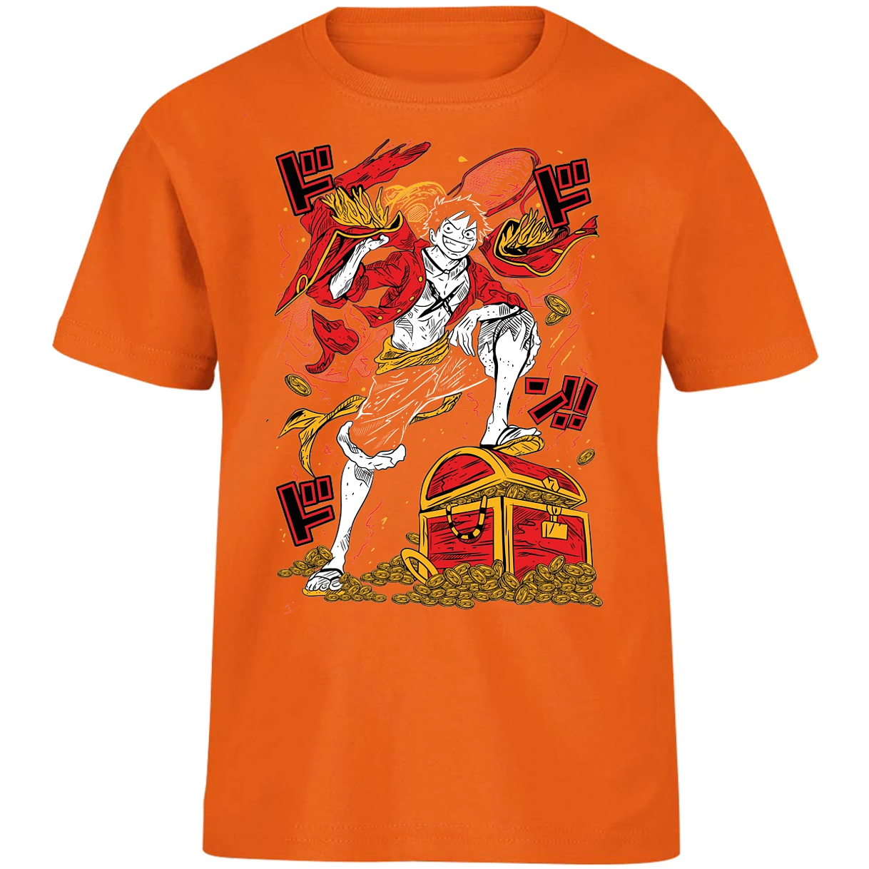 Playera One Piece Luffy Tesoro Anime para Niño 17