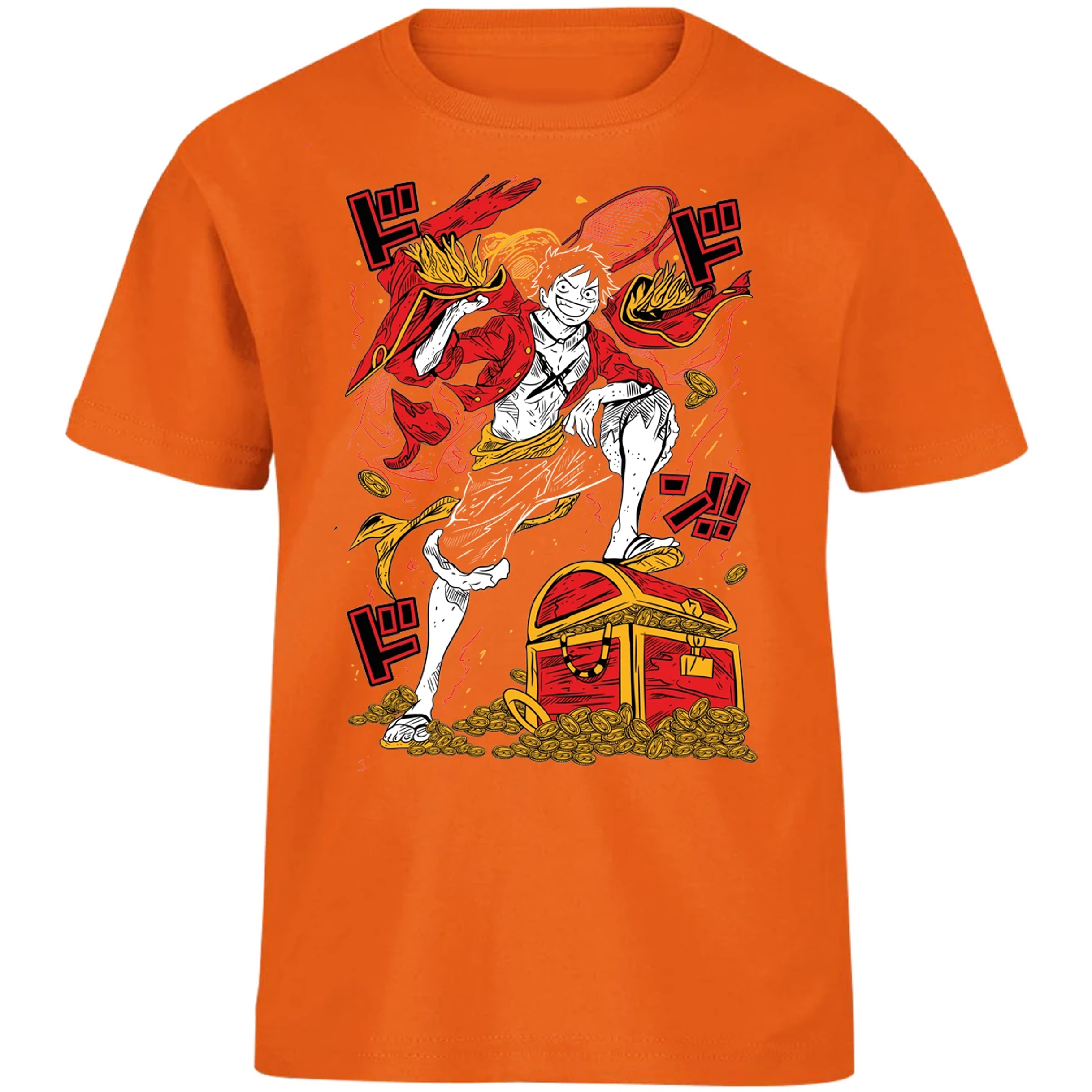 Playera One Piece Luffy Tesoro Anime para Niño 17