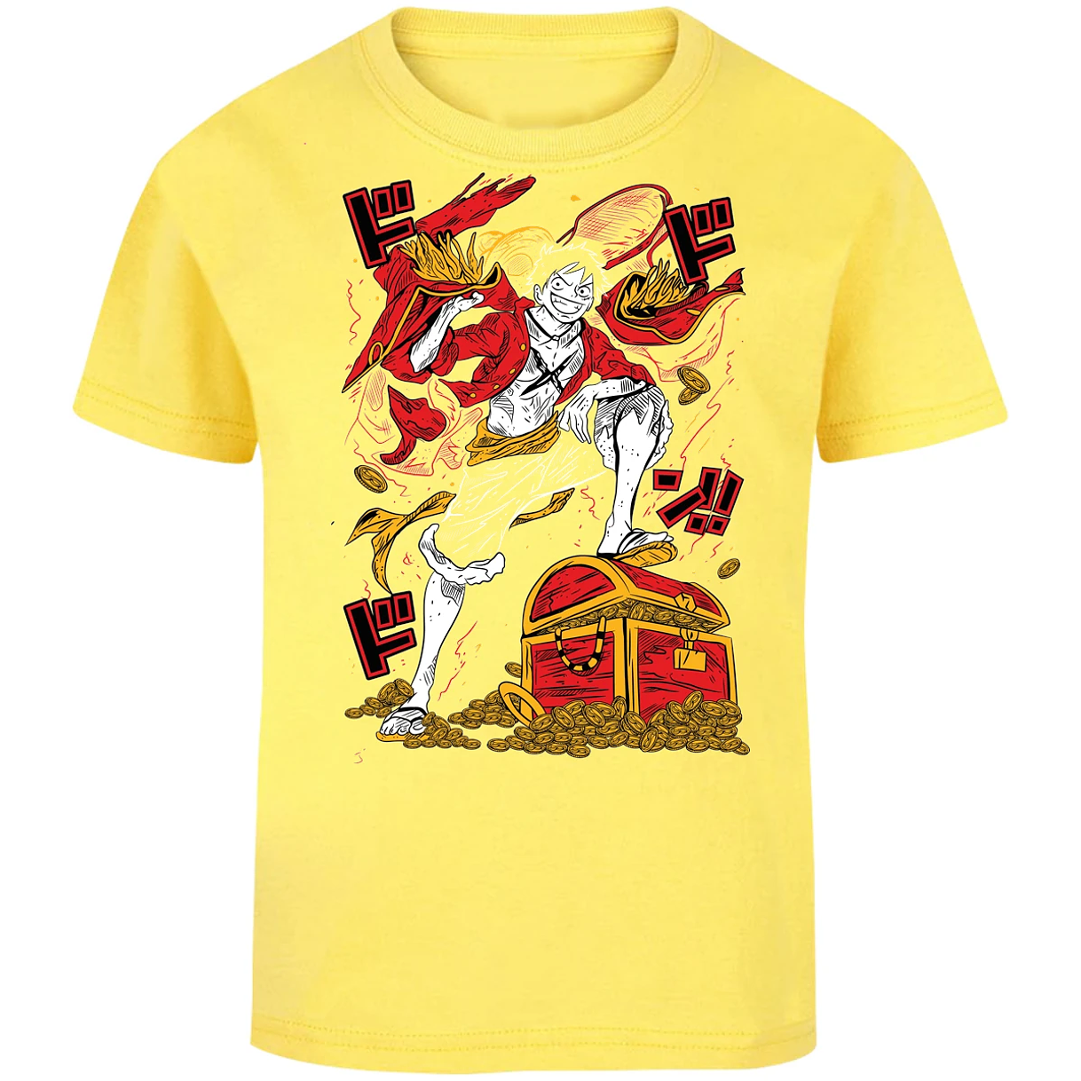 Playera One Piece Luffy Tesoro Anime para Niño 21