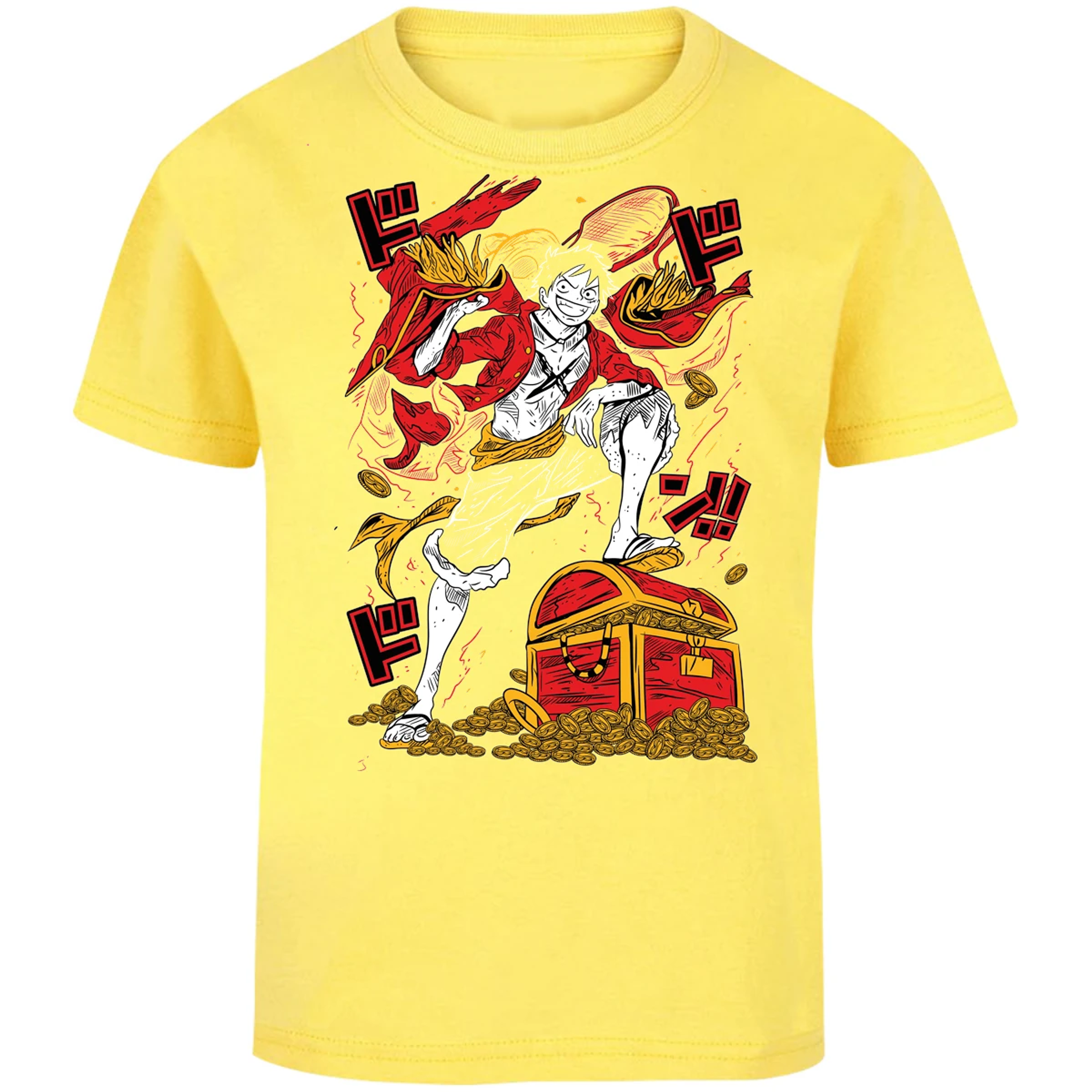 Playera One Piece Luffy Tesoro Anime para Niño 21