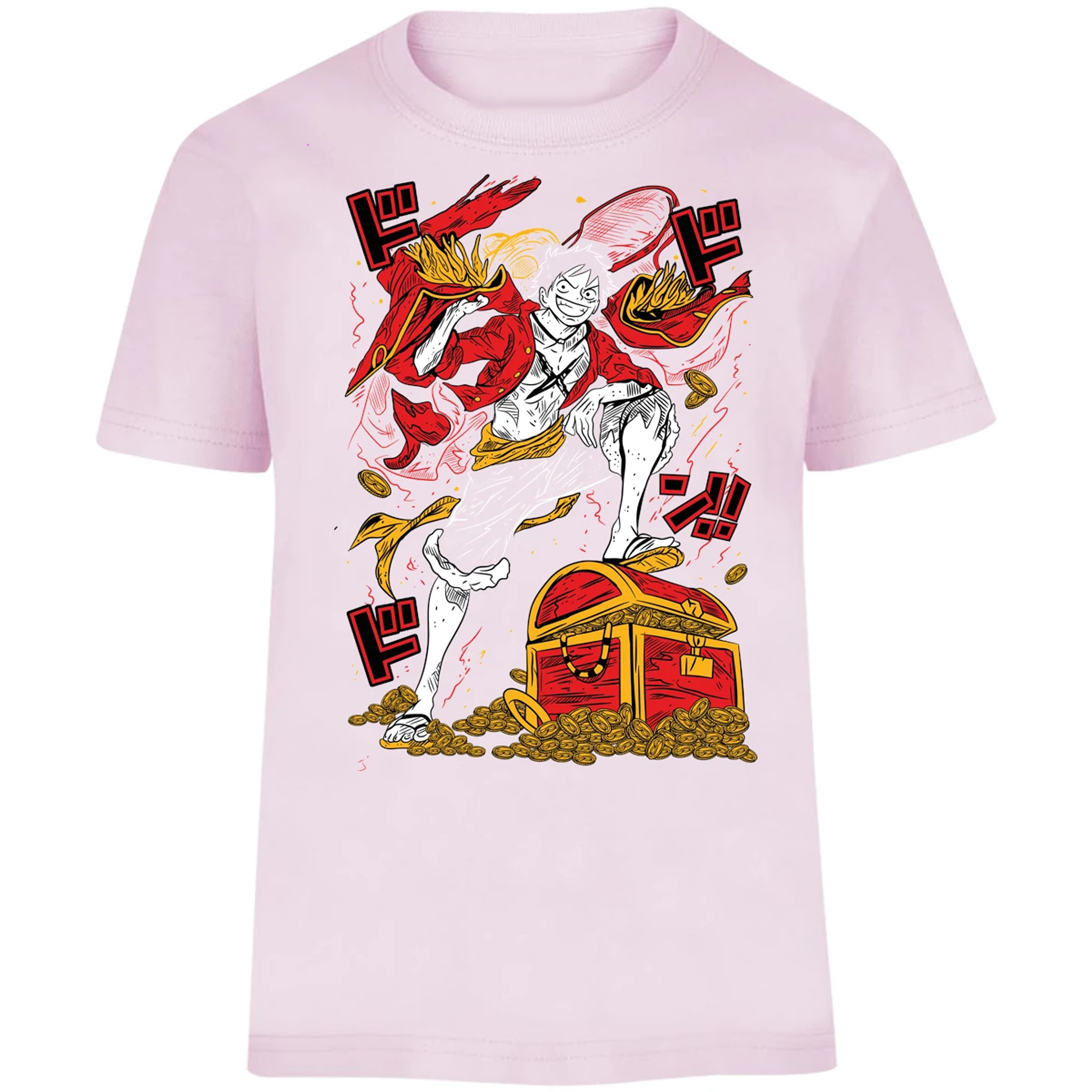 Playera One Piece Luffy Tesoro Anime para Niño 5