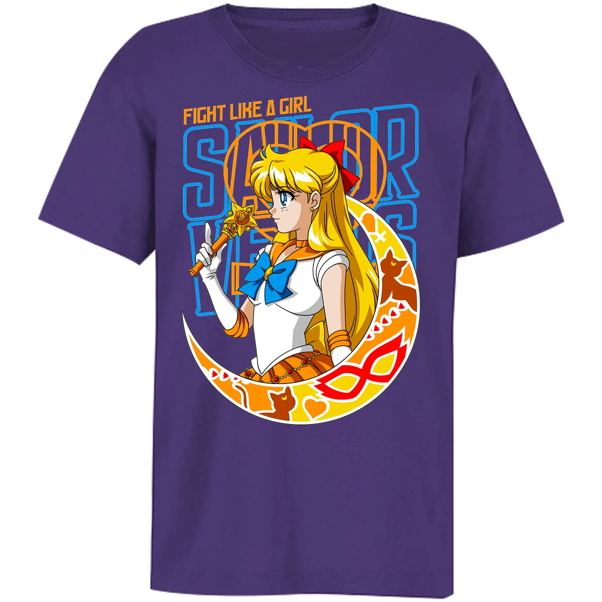 Playera Sailor Moon Sailor Moon Venus para Niño 17