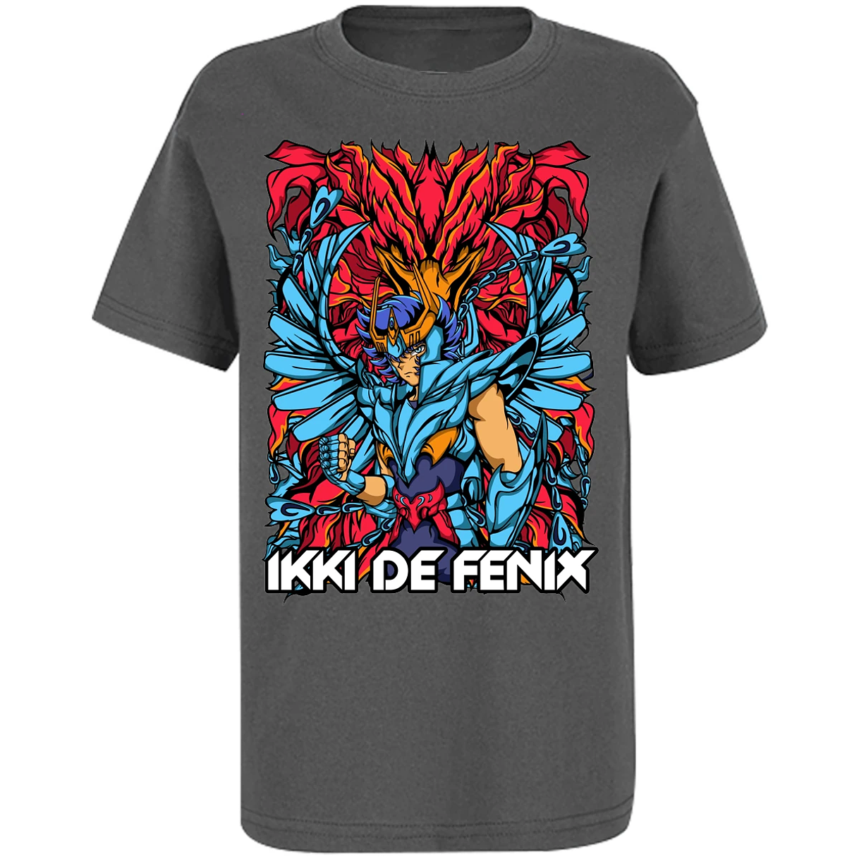 Playera Saint Seiya Fenix Anime para Niño 4