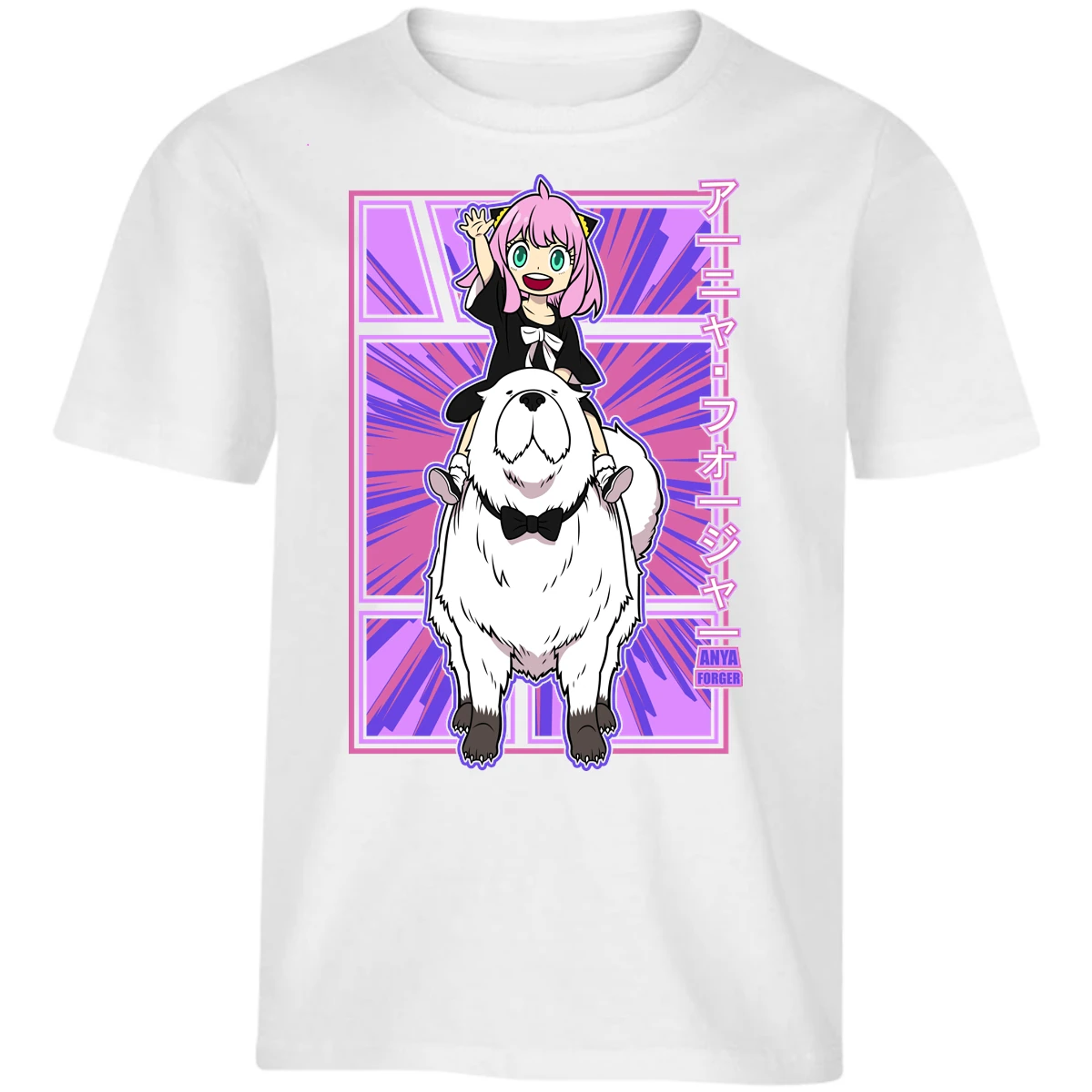 Playera Spy X Family Anya Y Bond para Niño 4