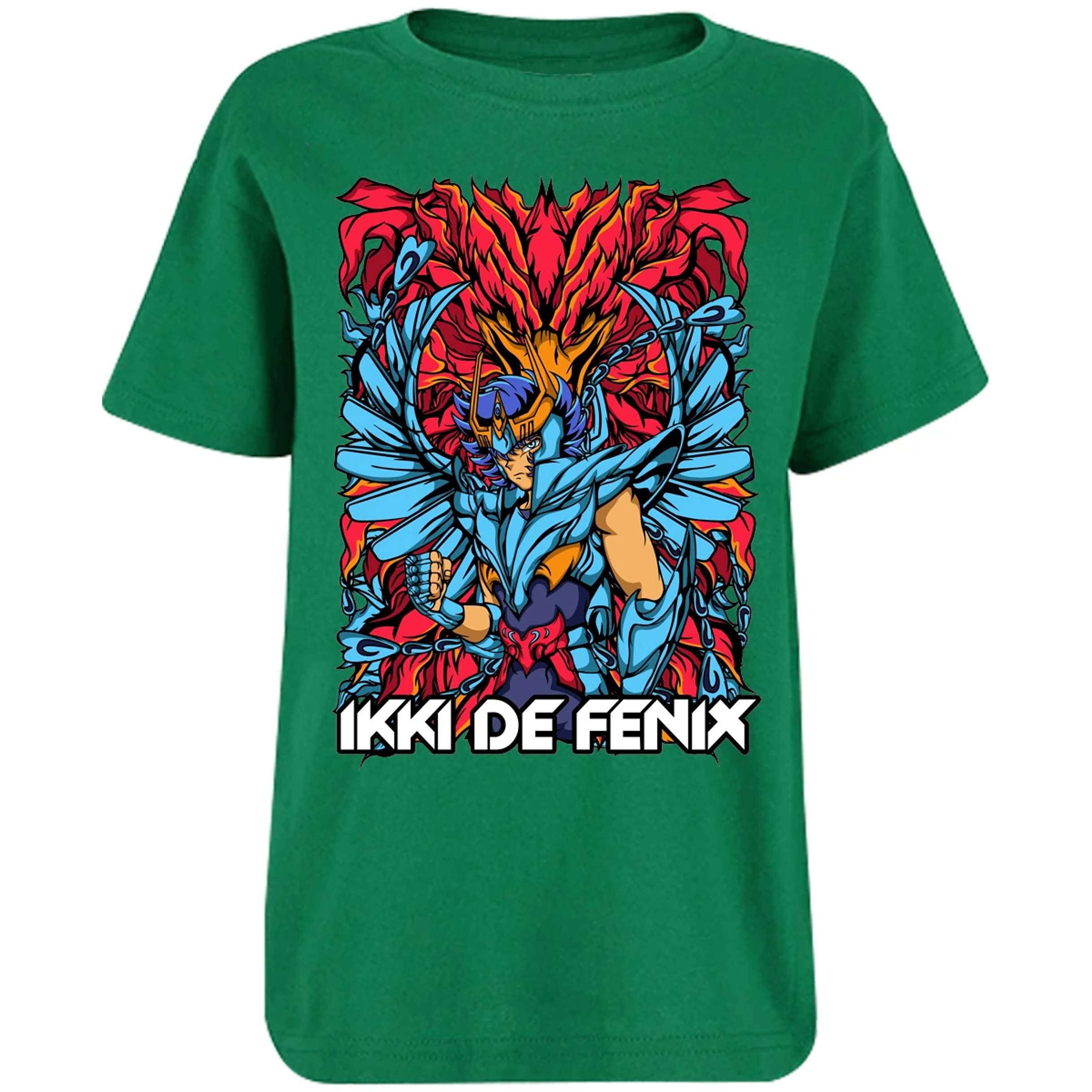Playera Saint Seiya Fenix Anime para Niño 11