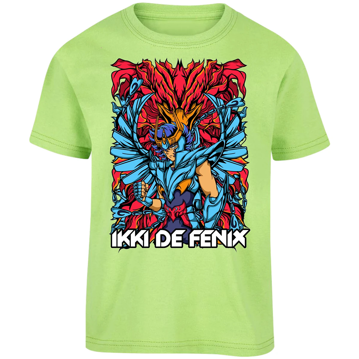 Playera Saint Seiya Fenix Anime para Niño 14