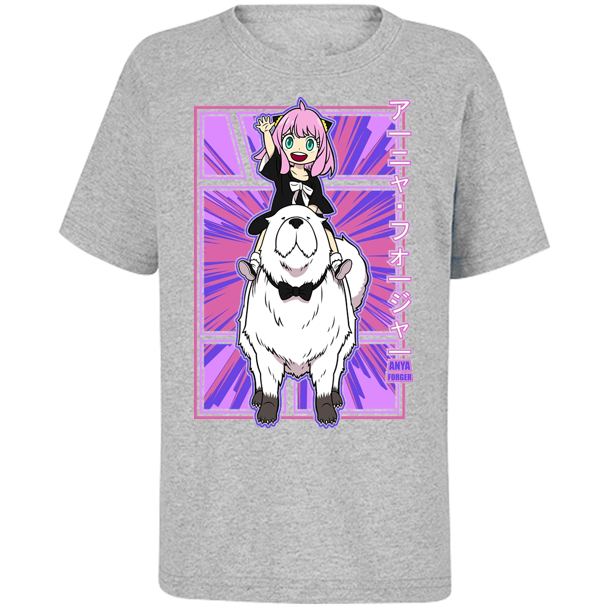 Playera Spy X Family Anya Y Bond para Niño 16