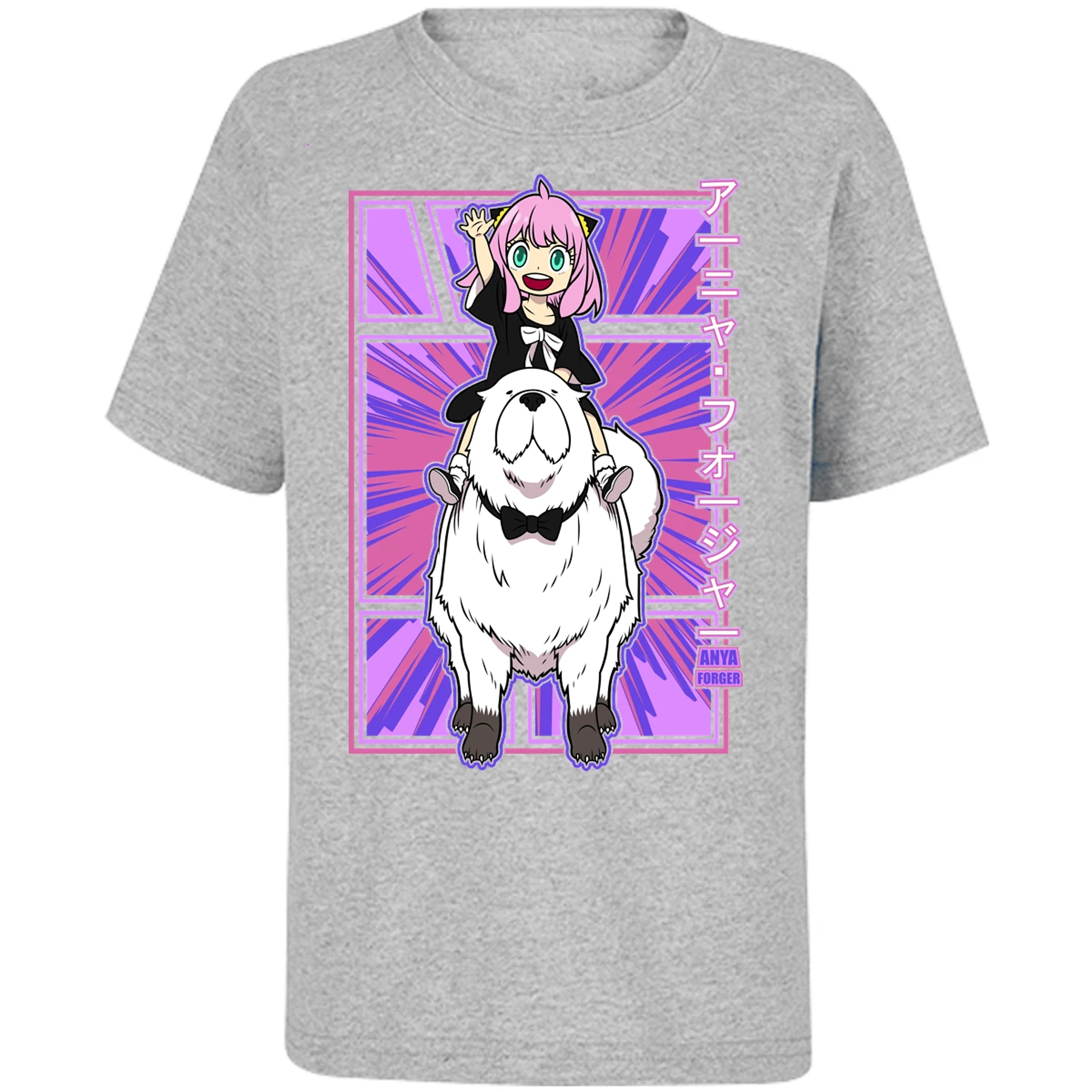 Playera Spy X Family Anya Y Bond para Niño 16