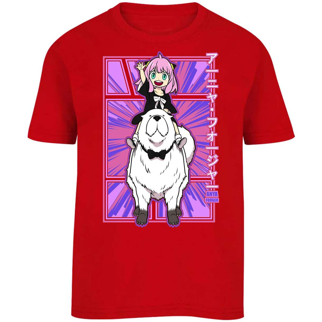 Playera Spy X Family Anya Y Bond para Niño 13