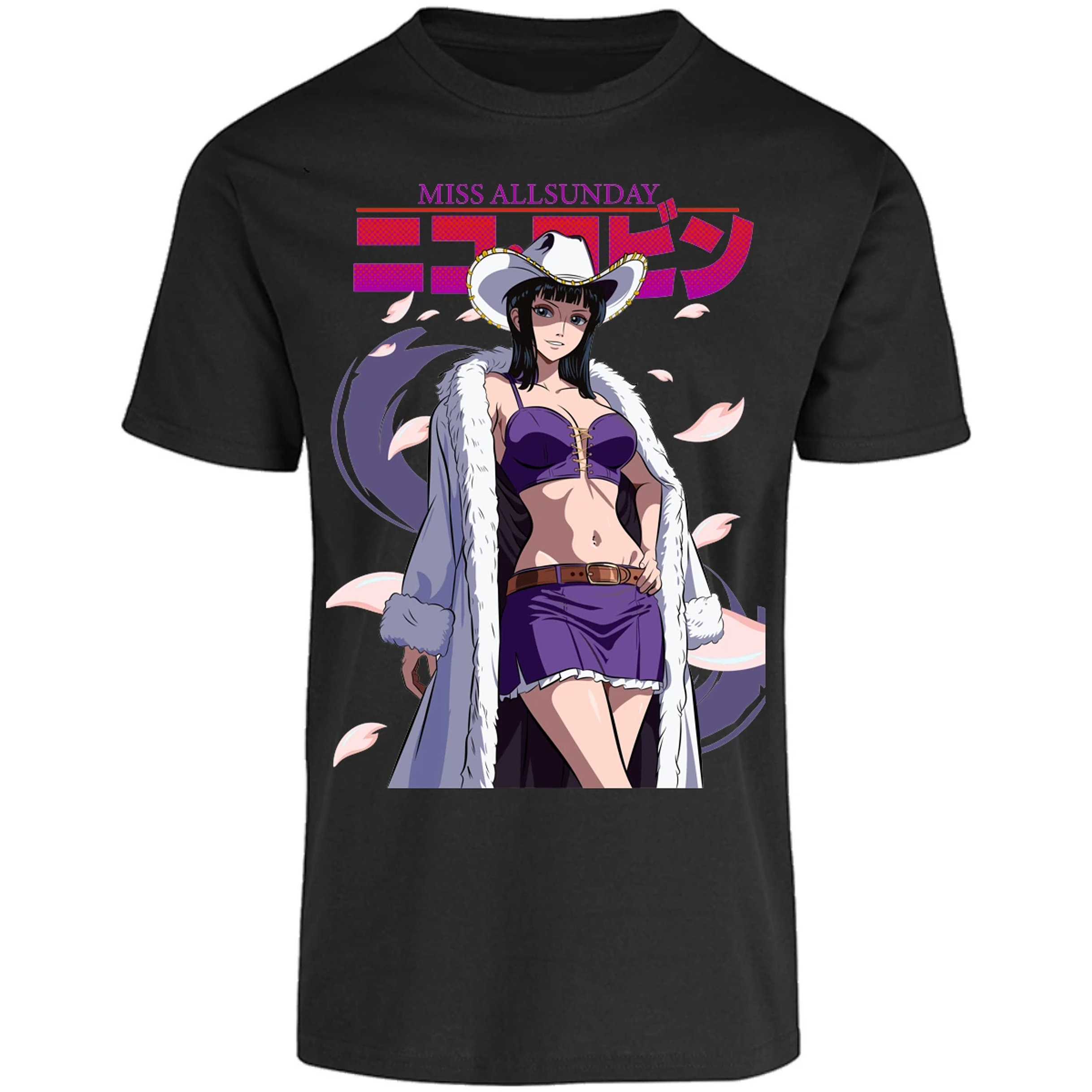Playera One Piece Nico Miss Allsunday para Adulto 45