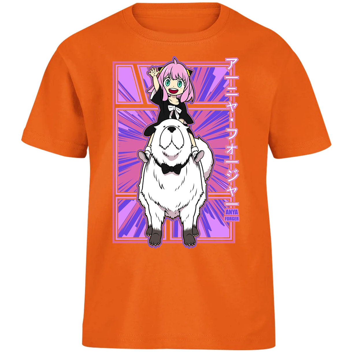 Playera Spy X Family Anya Y Bond para Niño 6