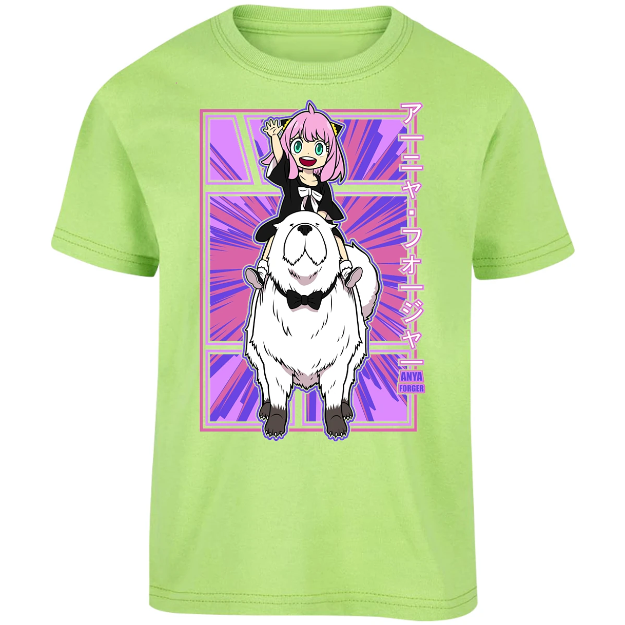 Playera Spy X Family Anya Y Bond para Niño 5