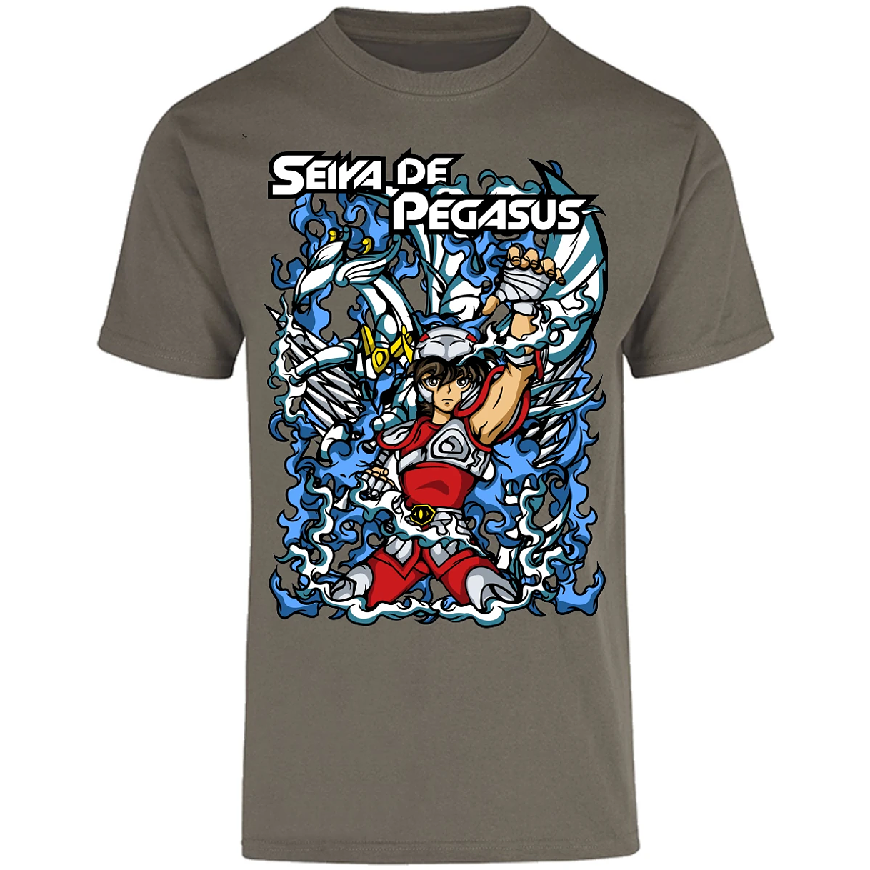Playera Saint Seiya Seiya Anime para Adulto 18