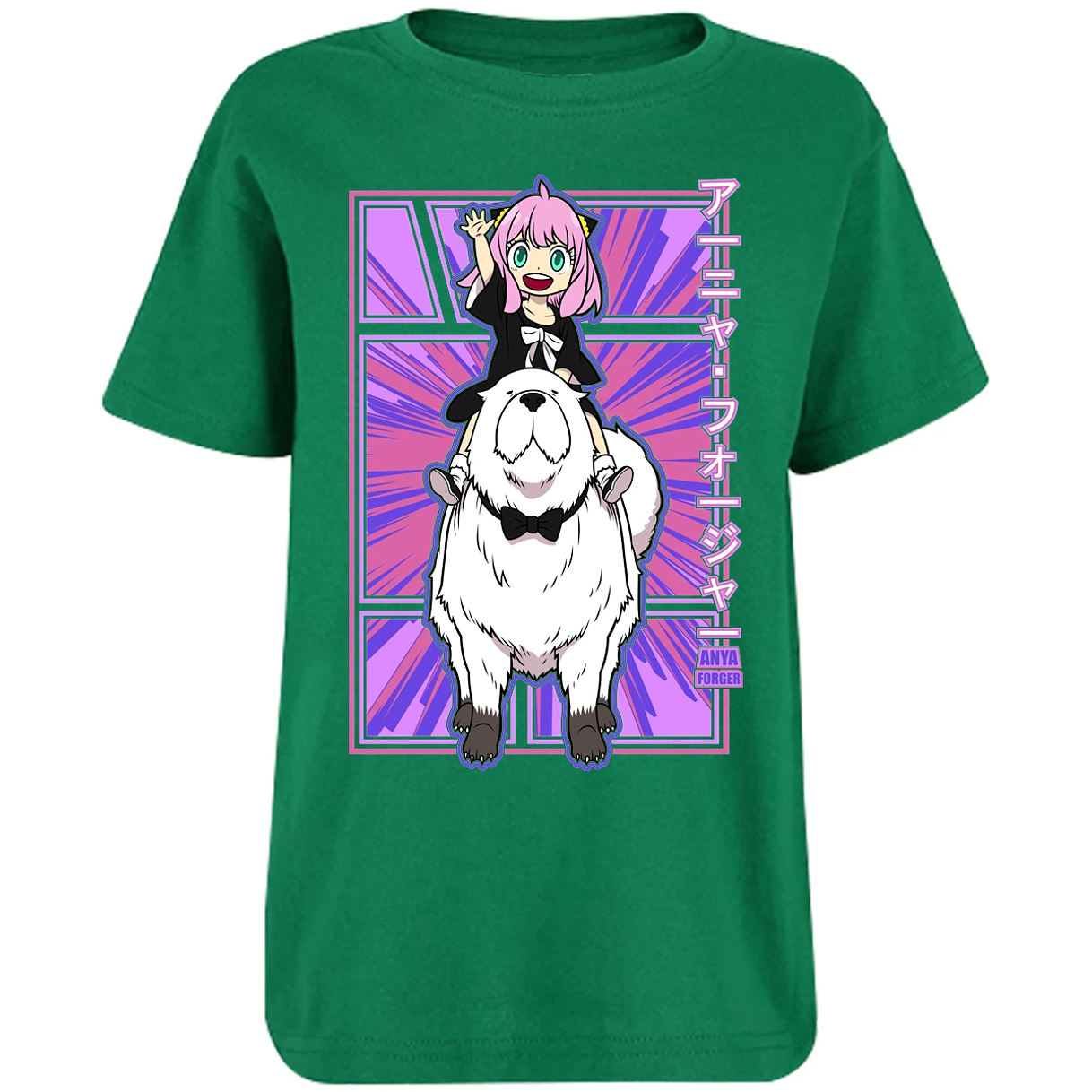 Playera Spy X Family Anya Y Bond para Niño 3