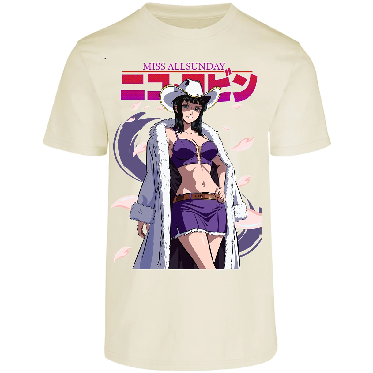 Playera One Piece Nico Miss Allsunday para Adulto 29