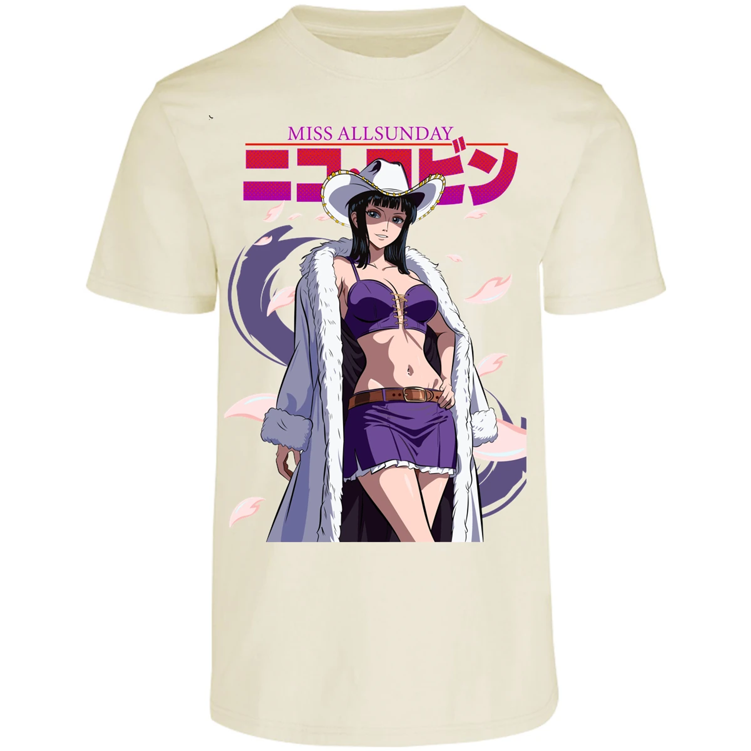 Playera One Piece Nico Miss Allsunday para Adulto 29