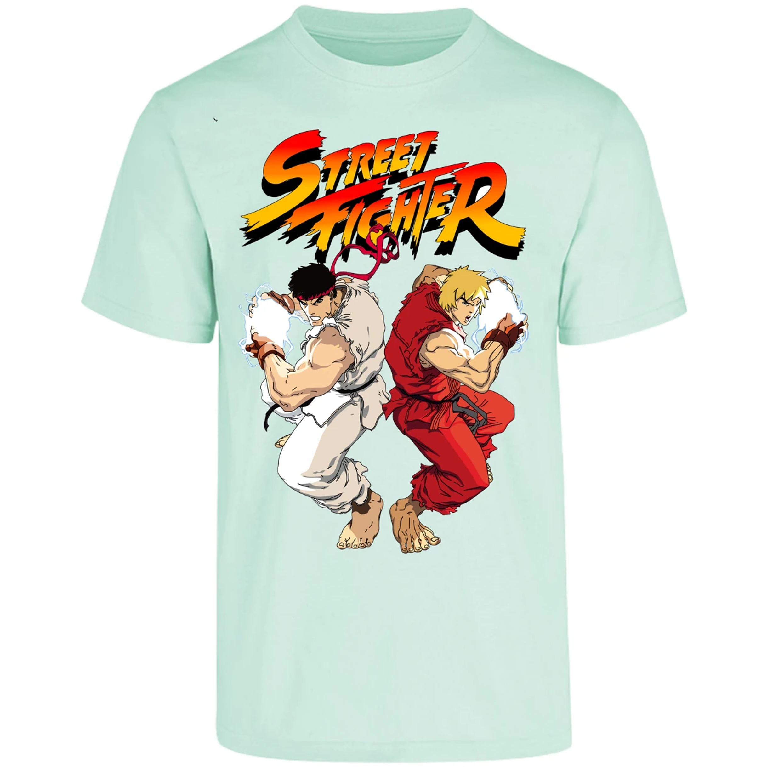 Playera Street Fighter Ryu Y Ken para Adulto 25