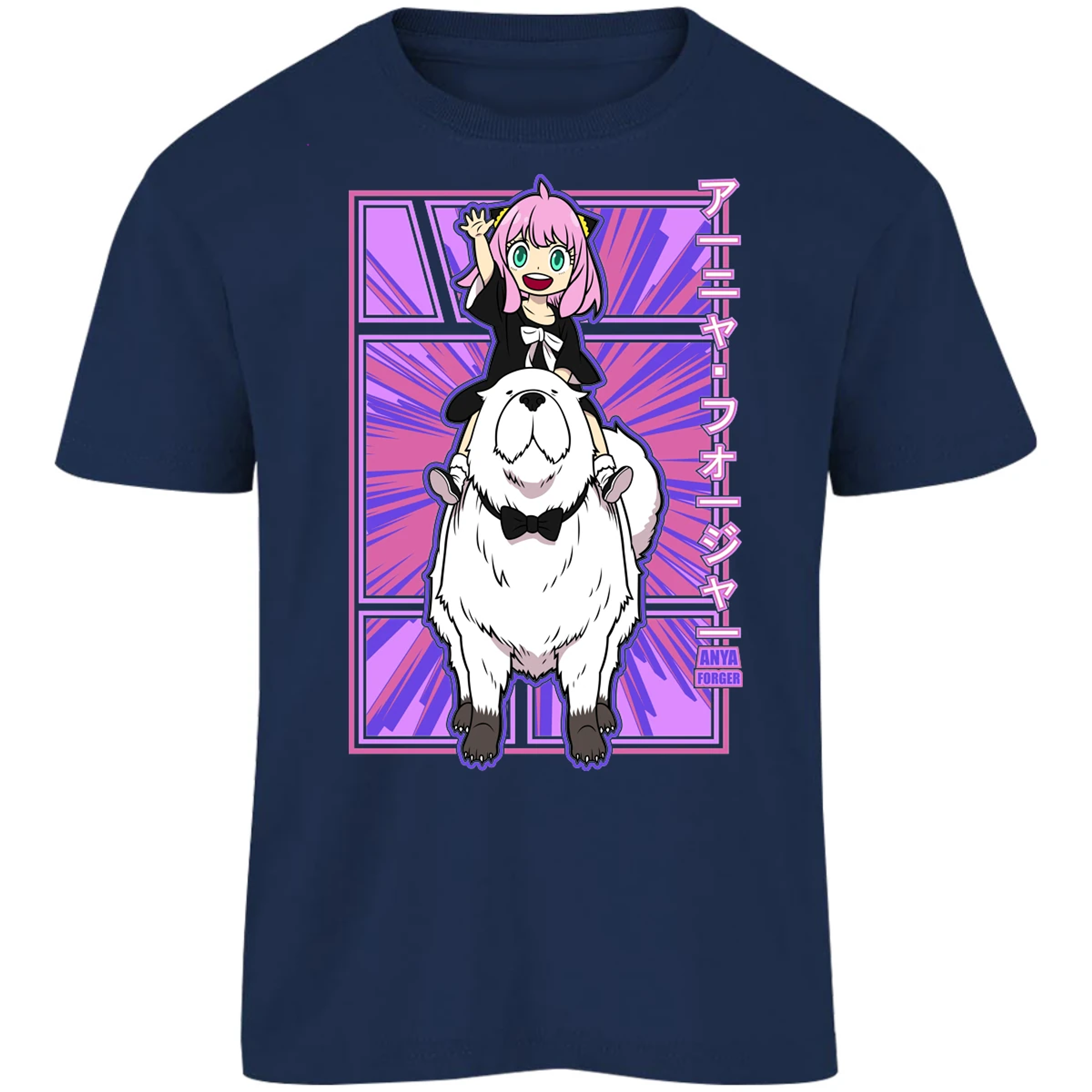 Playera Spy X Family Anya Y Bond para Niño 2