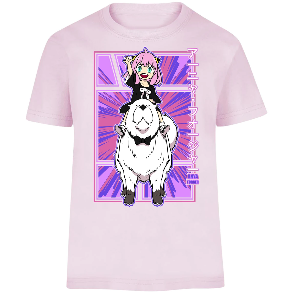 Playera Spy X Family Anya Y Bond para Niño 8