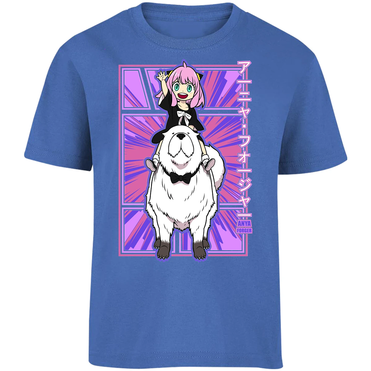 Playera Spy X Family Anya Y Bond para Niño 9