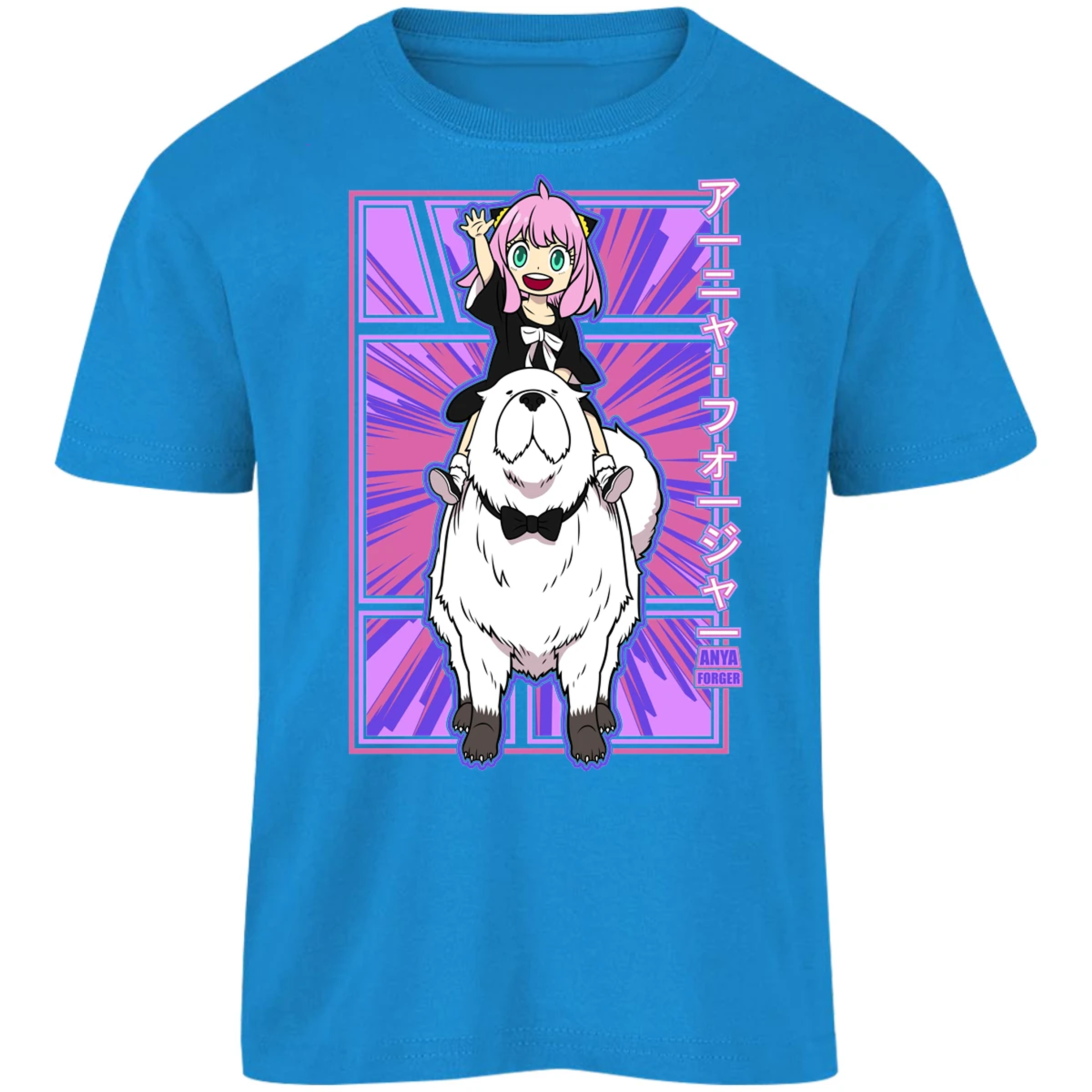 Playera Spy X Family Anya Y Bond para Niño 11