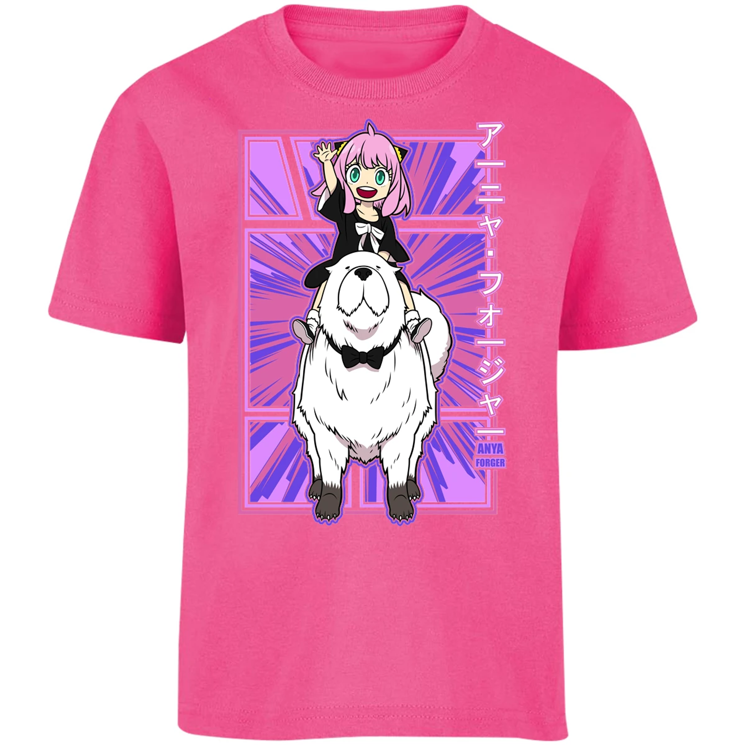 Playera Spy X Family Anya Y Bond para Niño 12