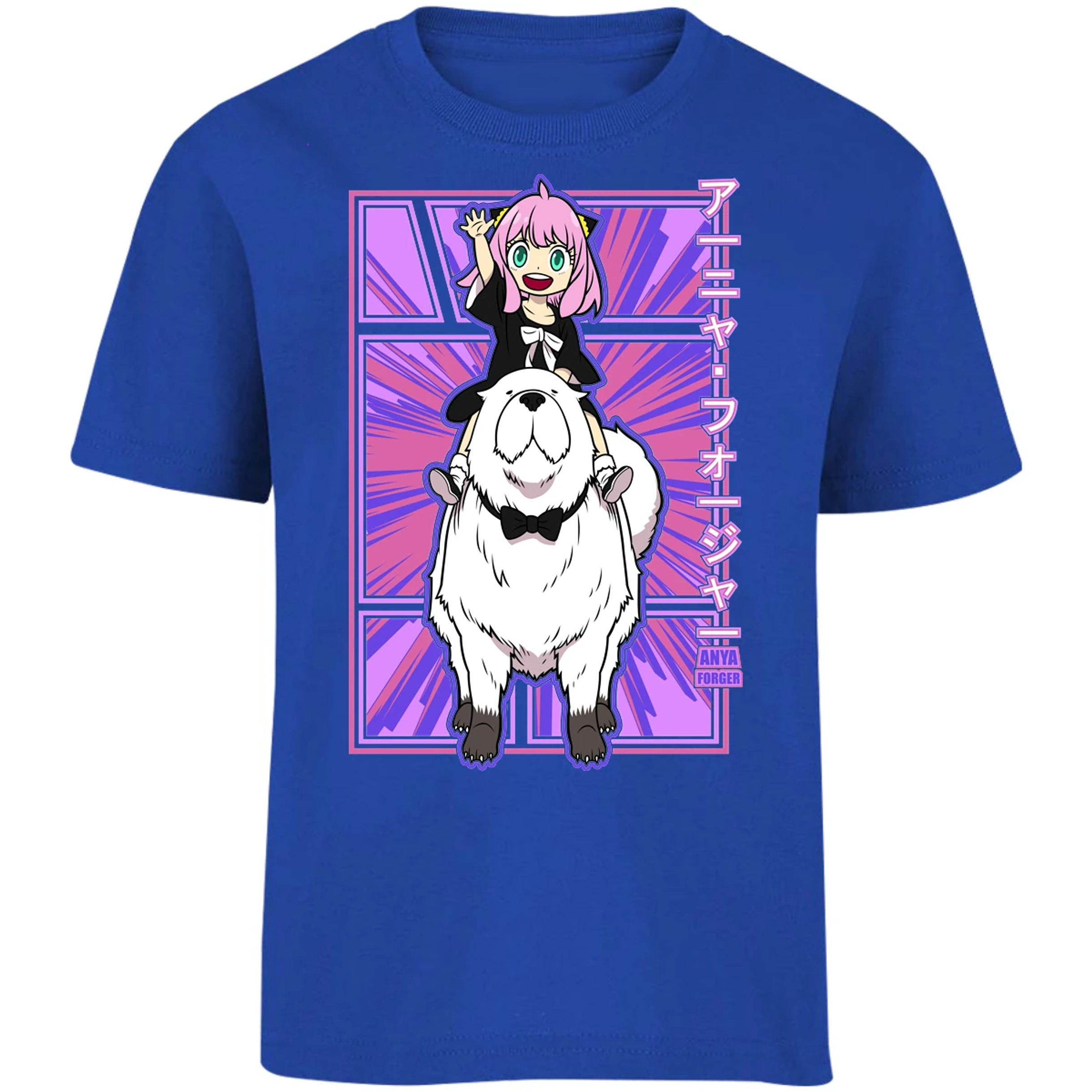 Playera Spy X Family Anya Y Bond para Niño 14