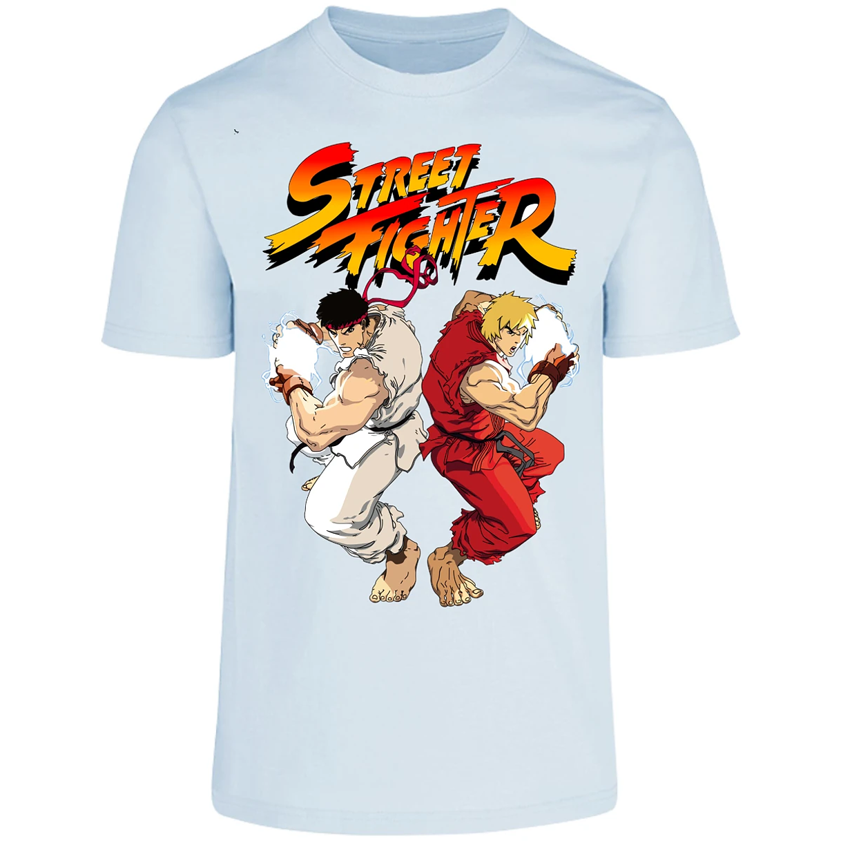 Playera Street Fighter Ryu Y Ken para Adulto 12