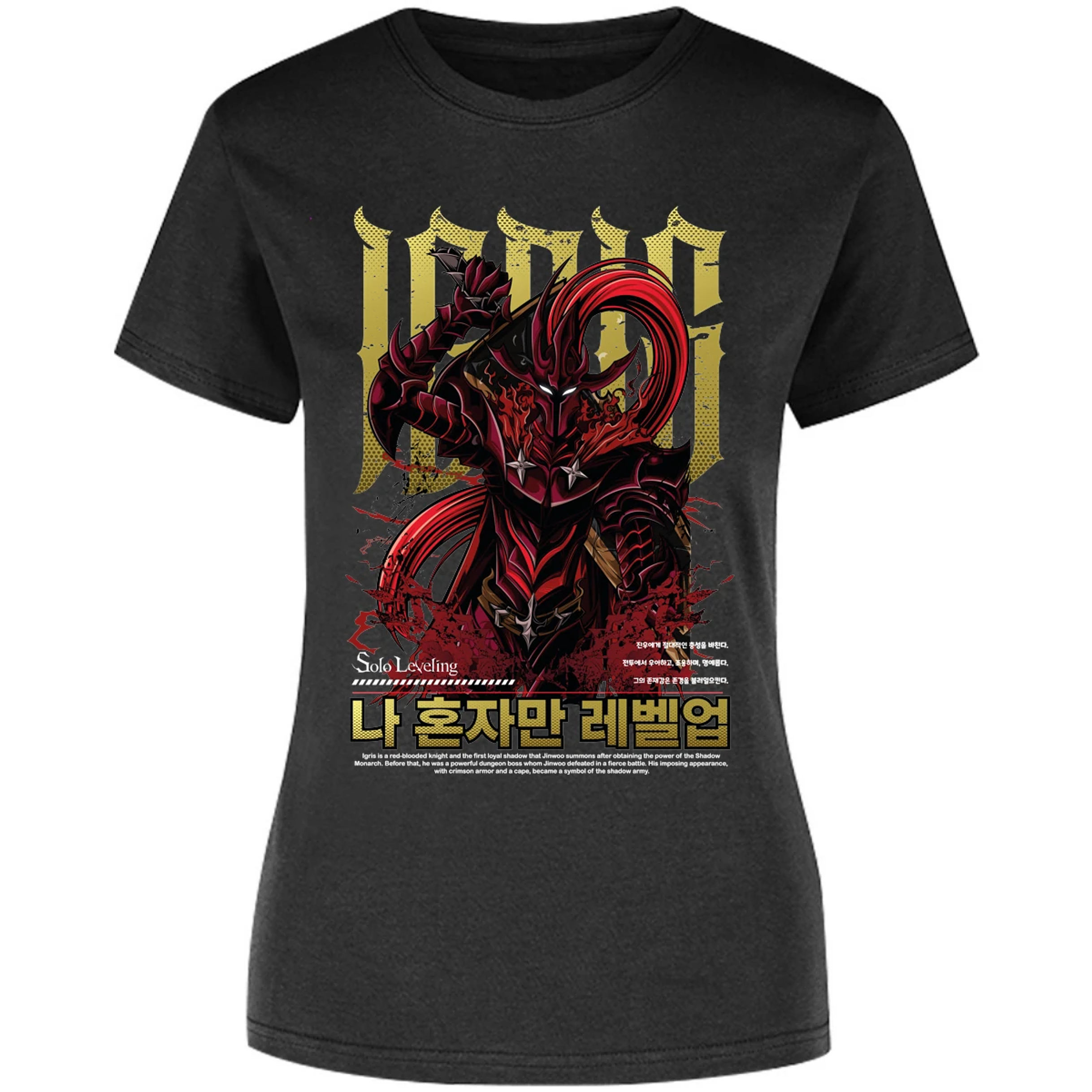 Blusa Solo Leveling Igris Solo Leveling Blusa para Mujer 15