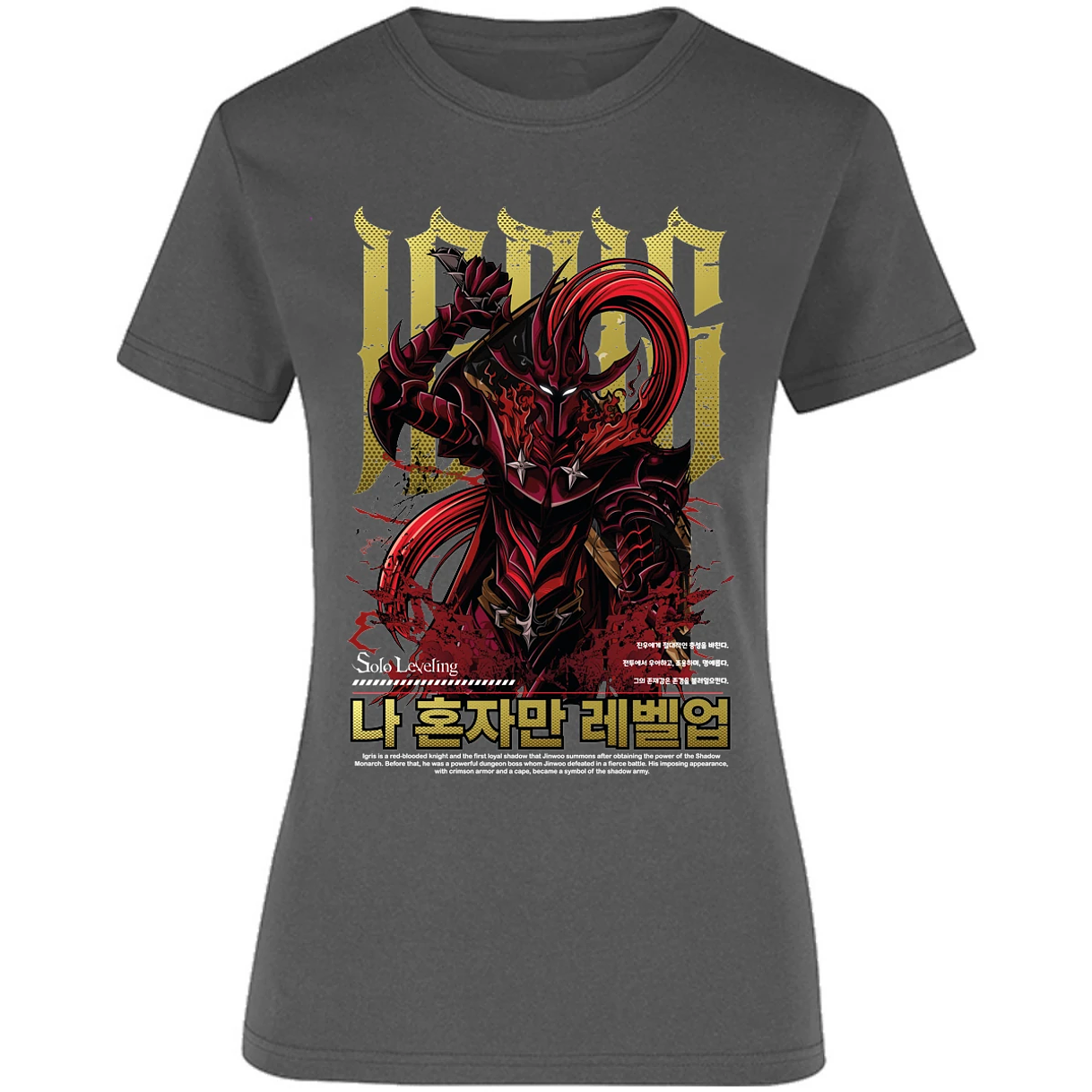 Blusa Solo Leveling Igris Solo Leveling Blusa para Mujer 16