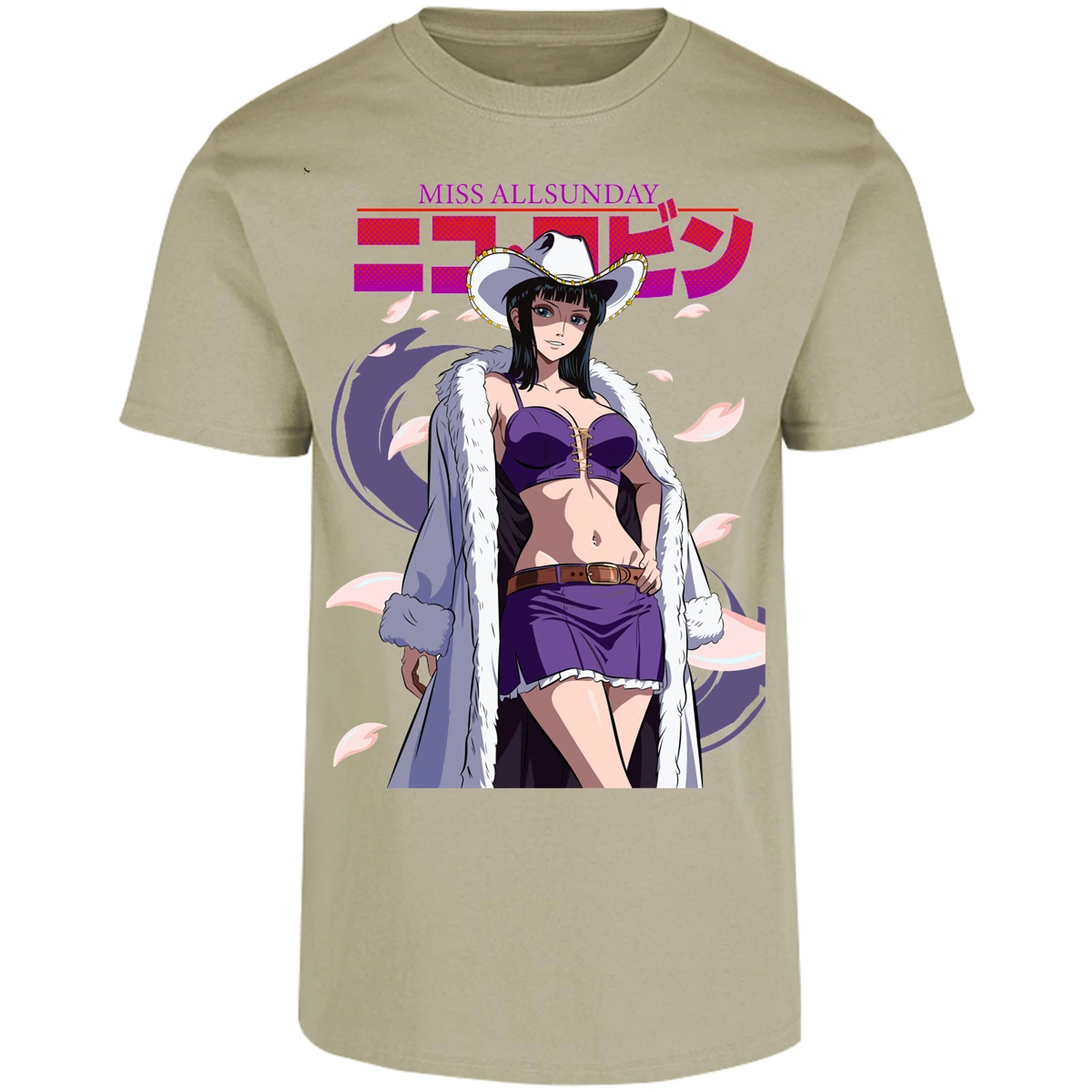 Playera One Piece Nico Miss Allsunday para Adulto 6
