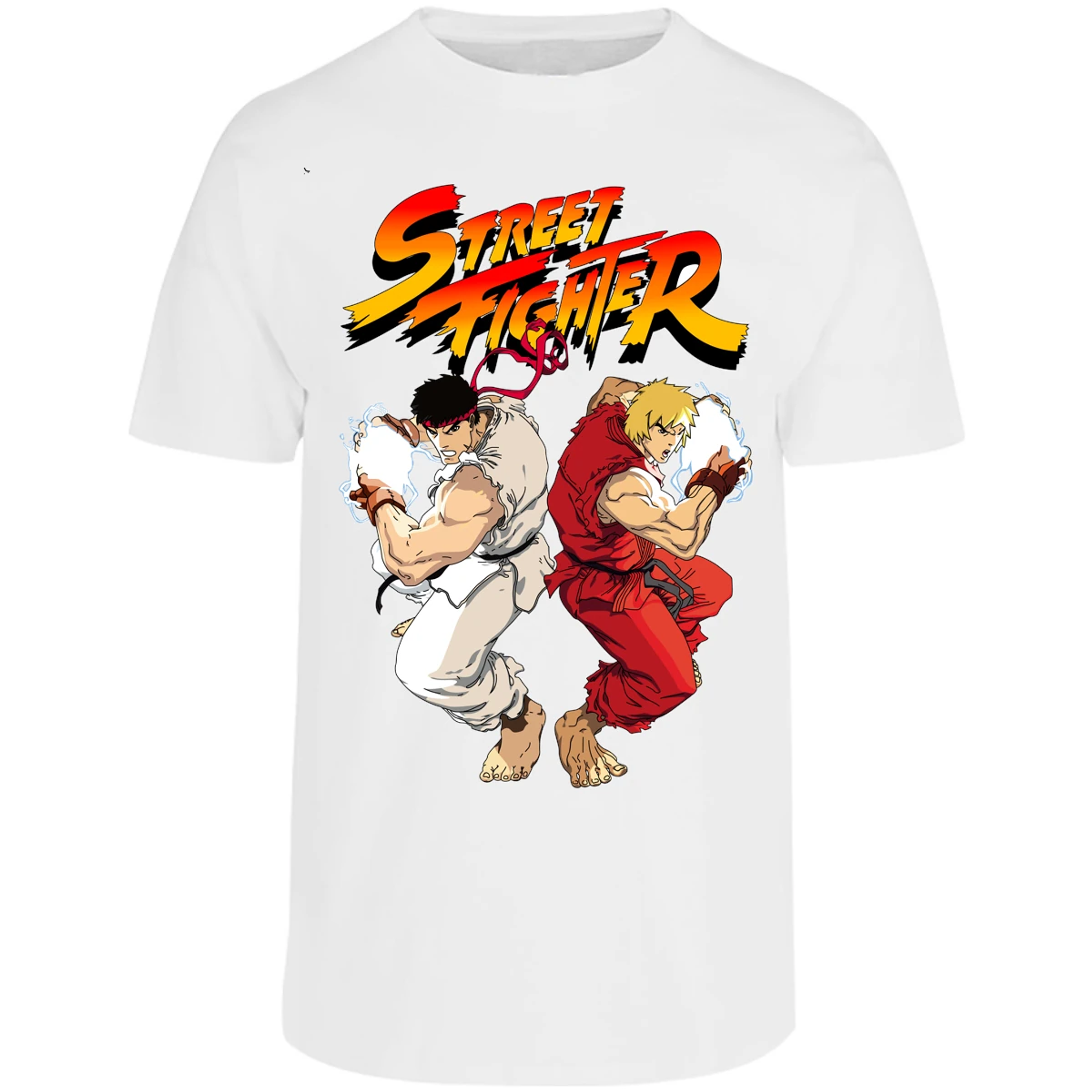 Playera Street Fighter Ryu Y Ken para Adulto 24