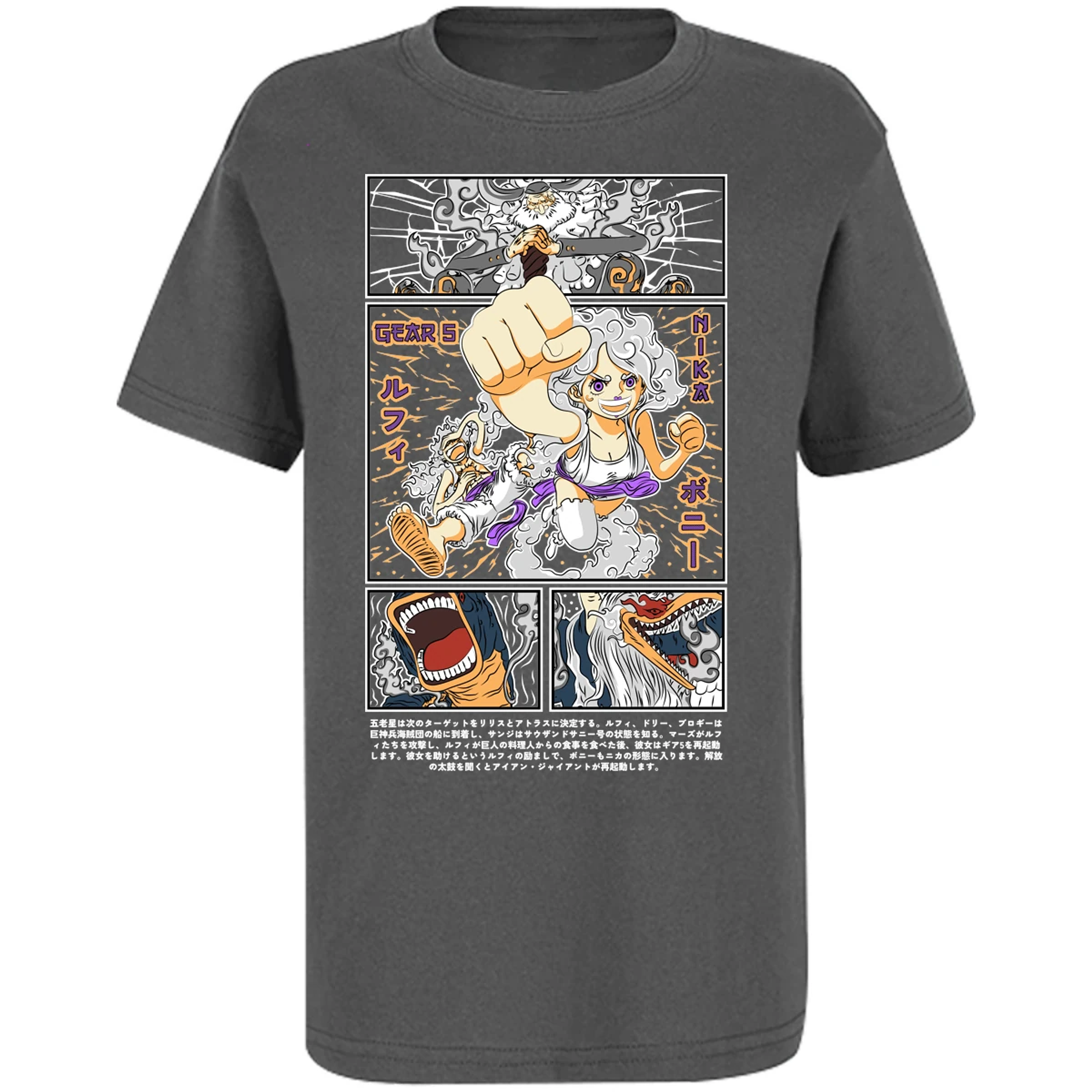 Playera One Piece Luffy Y Booney para Niño 31