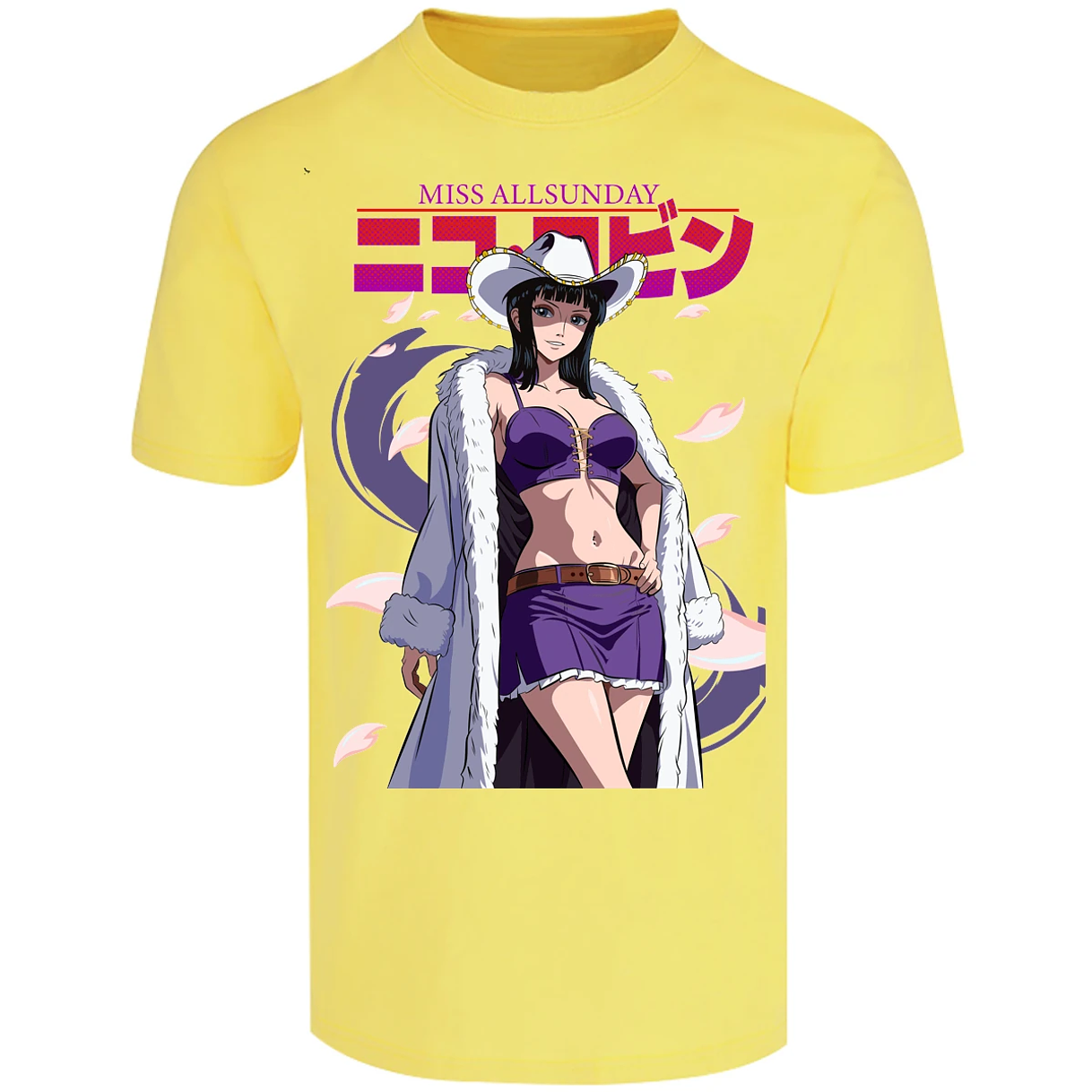 Playera One Piece Nico Miss Allsunday para Adulto 28