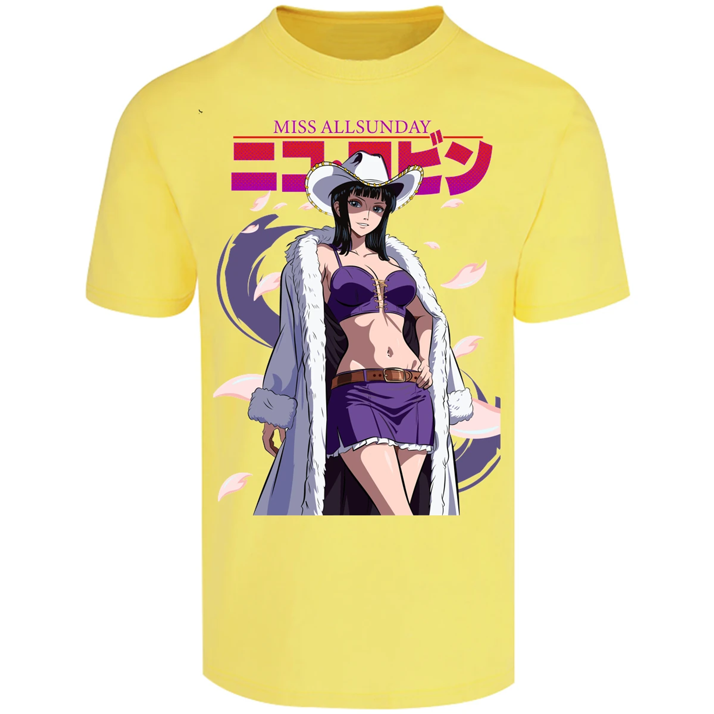 Playera One Piece Nico Miss Allsunday para Adulto 28