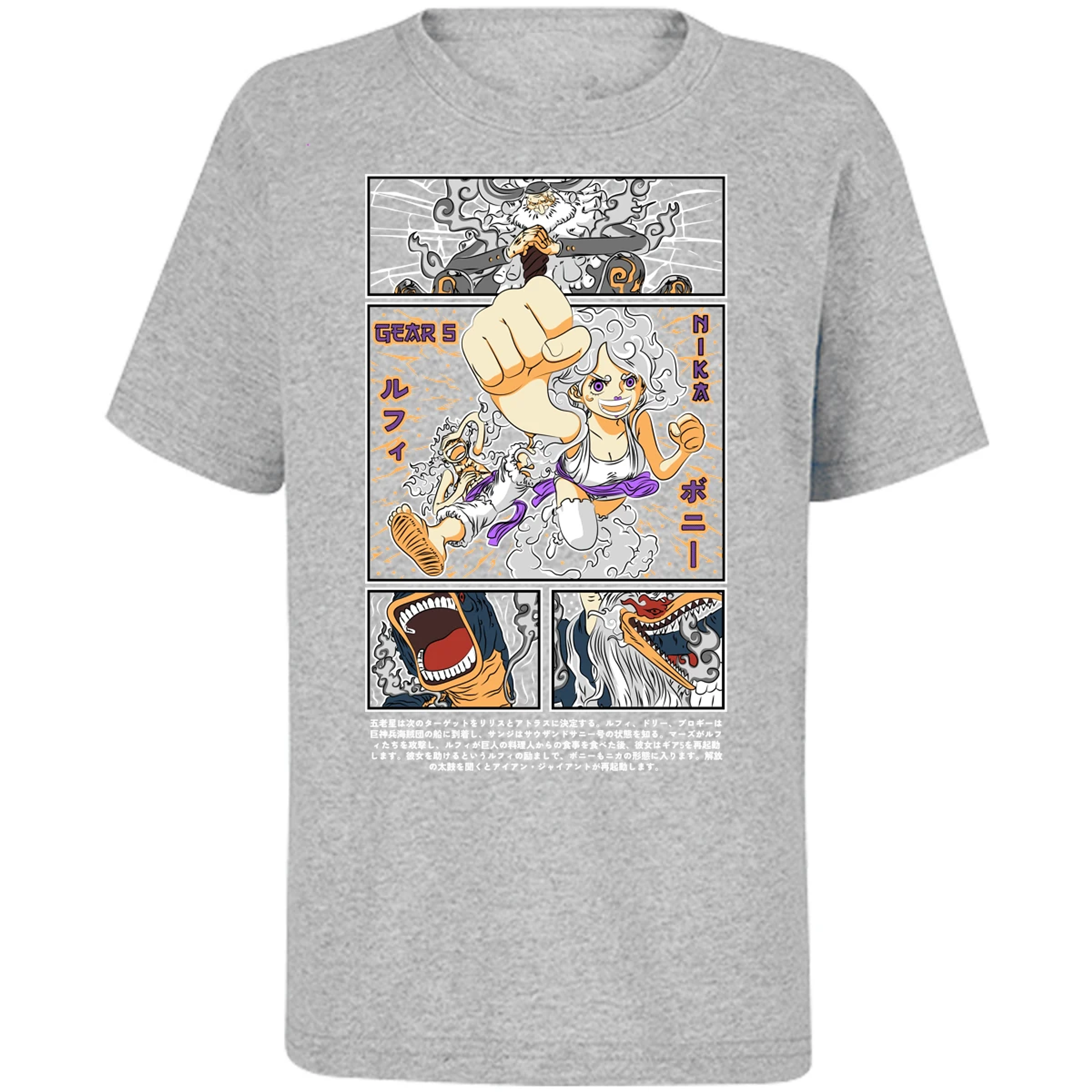 Playera One Piece Luffy Y Booney para Niño 19