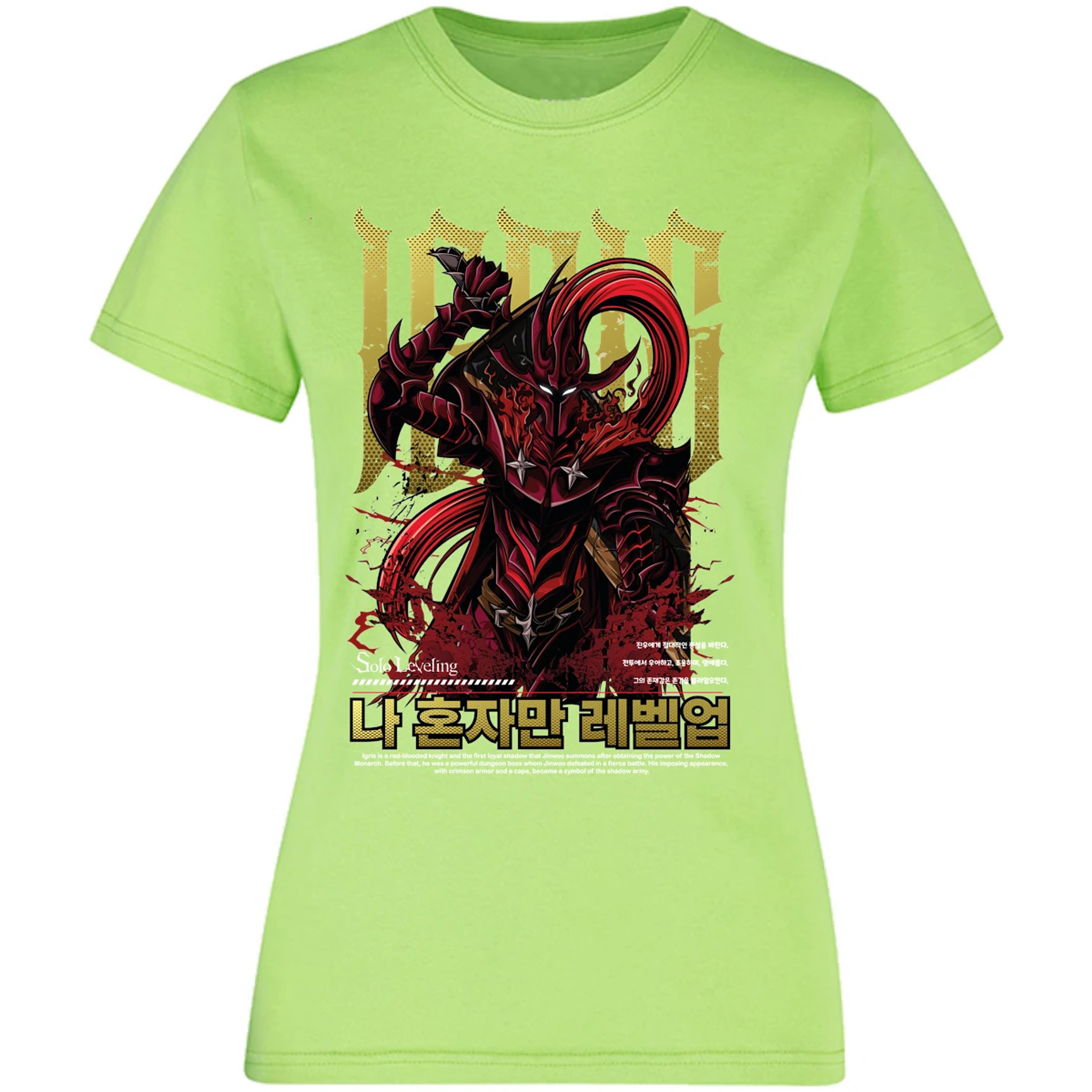 Blusa Solo Leveling Igris Solo Leveling Blusa para Mujer 17