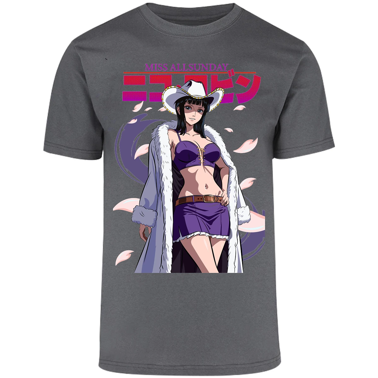 Playera One Piece Nico Miss Allsunday para Adulto 26