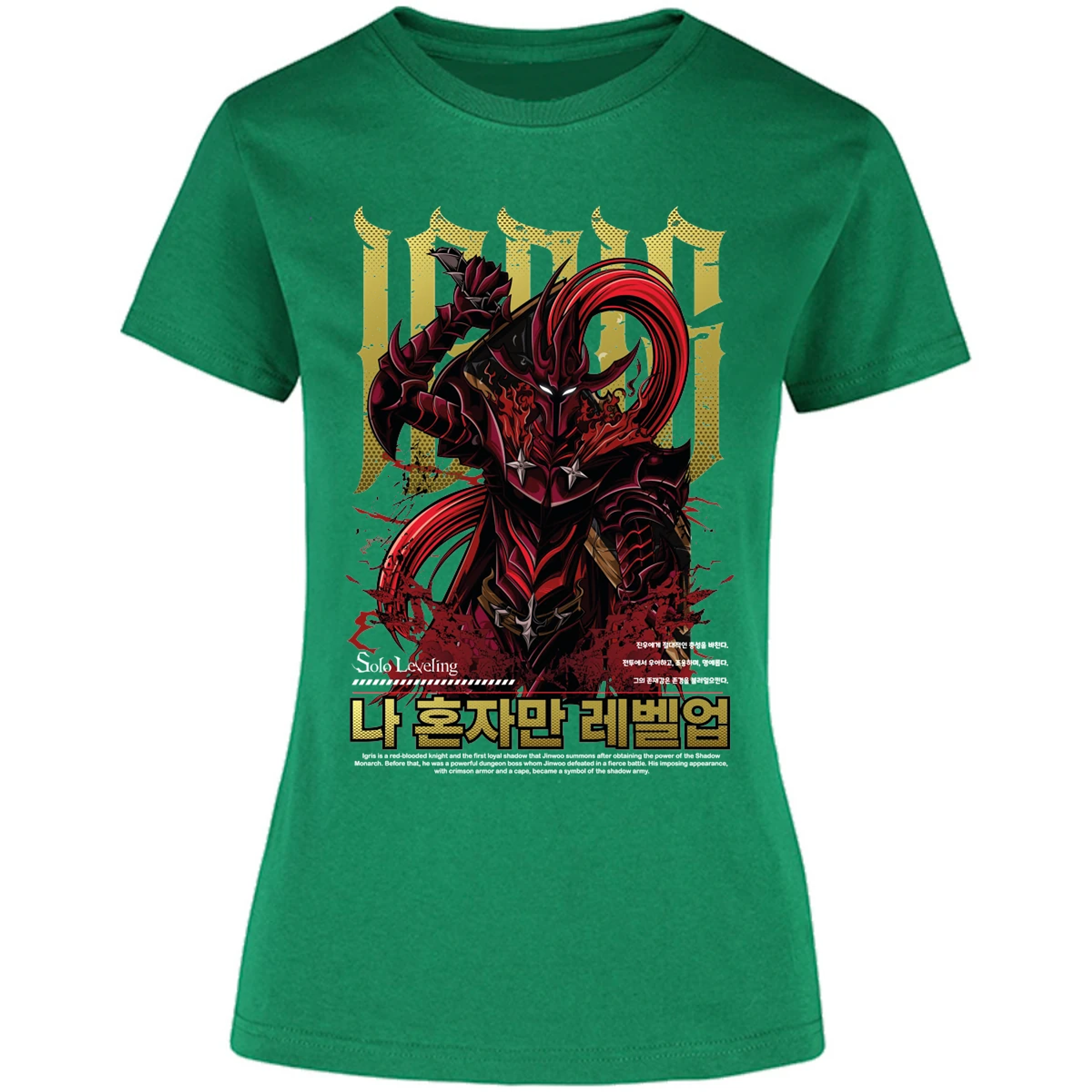 Blusa Solo Leveling Igris Solo Leveling Blusa para Mujer 10