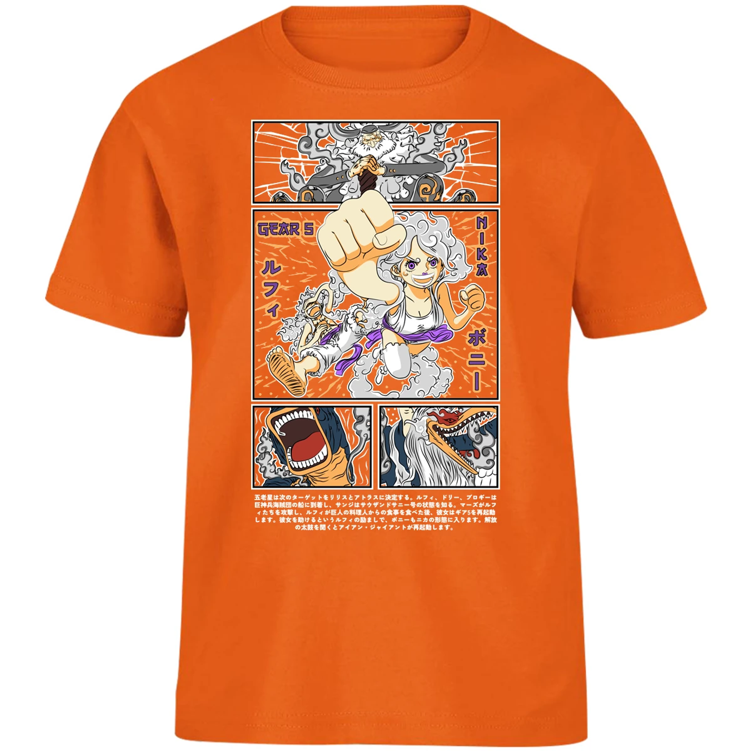 Playera One Piece Luffy Y Booney para Niño 13