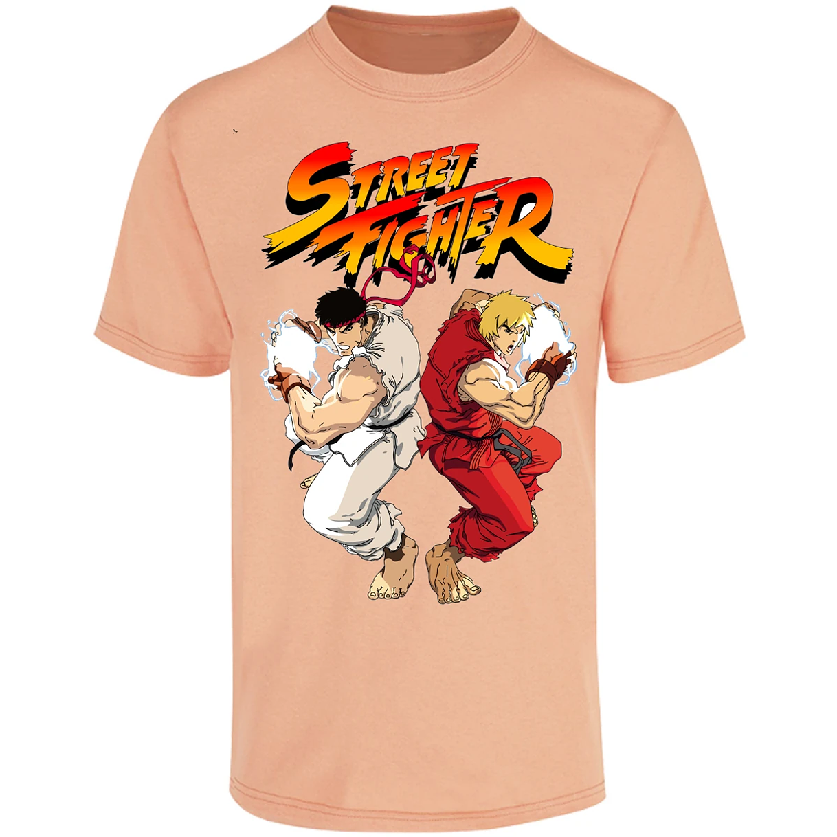 Playera Street Fighter Ryu Y Ken para Adulto 3