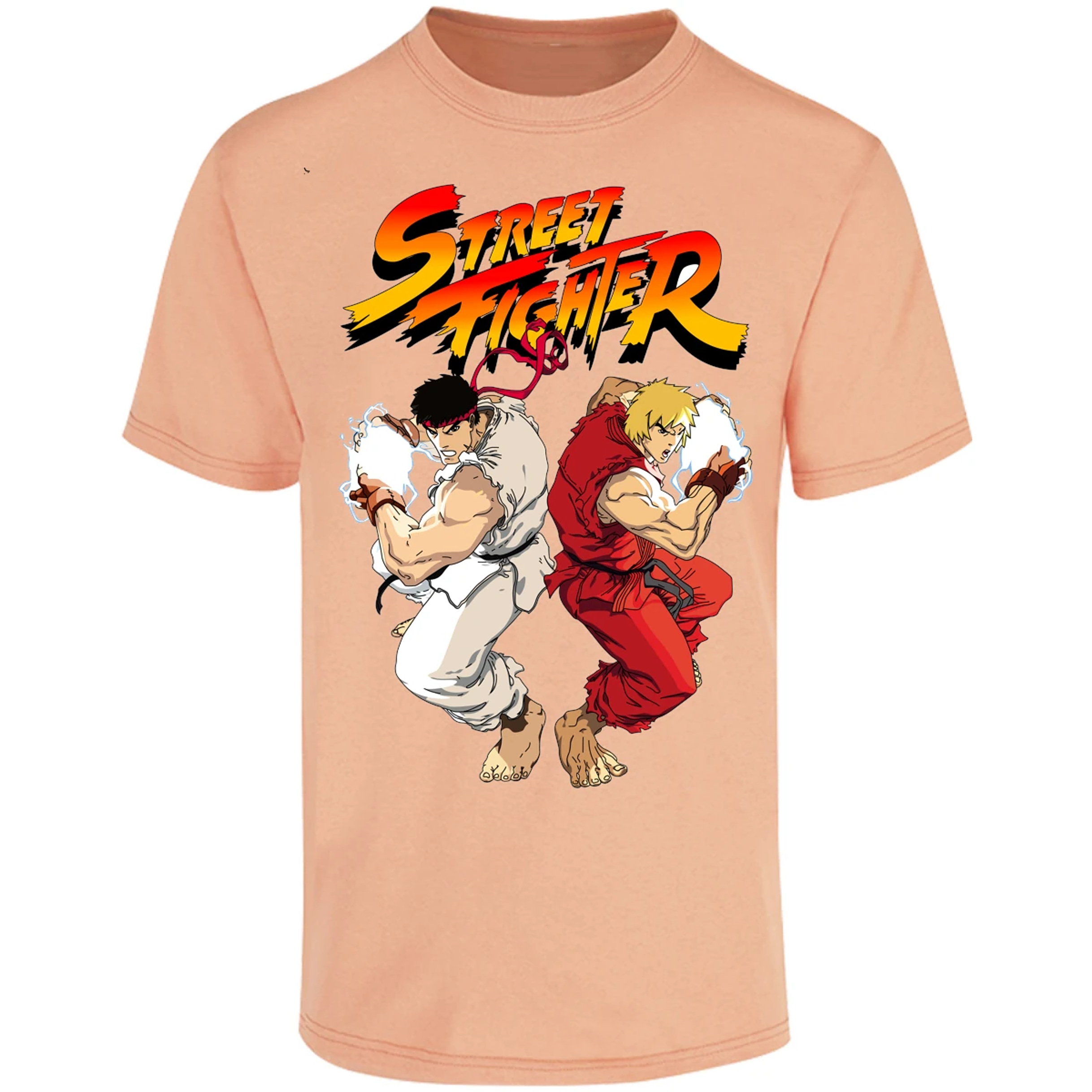 Playera Street Fighter Ryu Y Ken para Adulto 3
