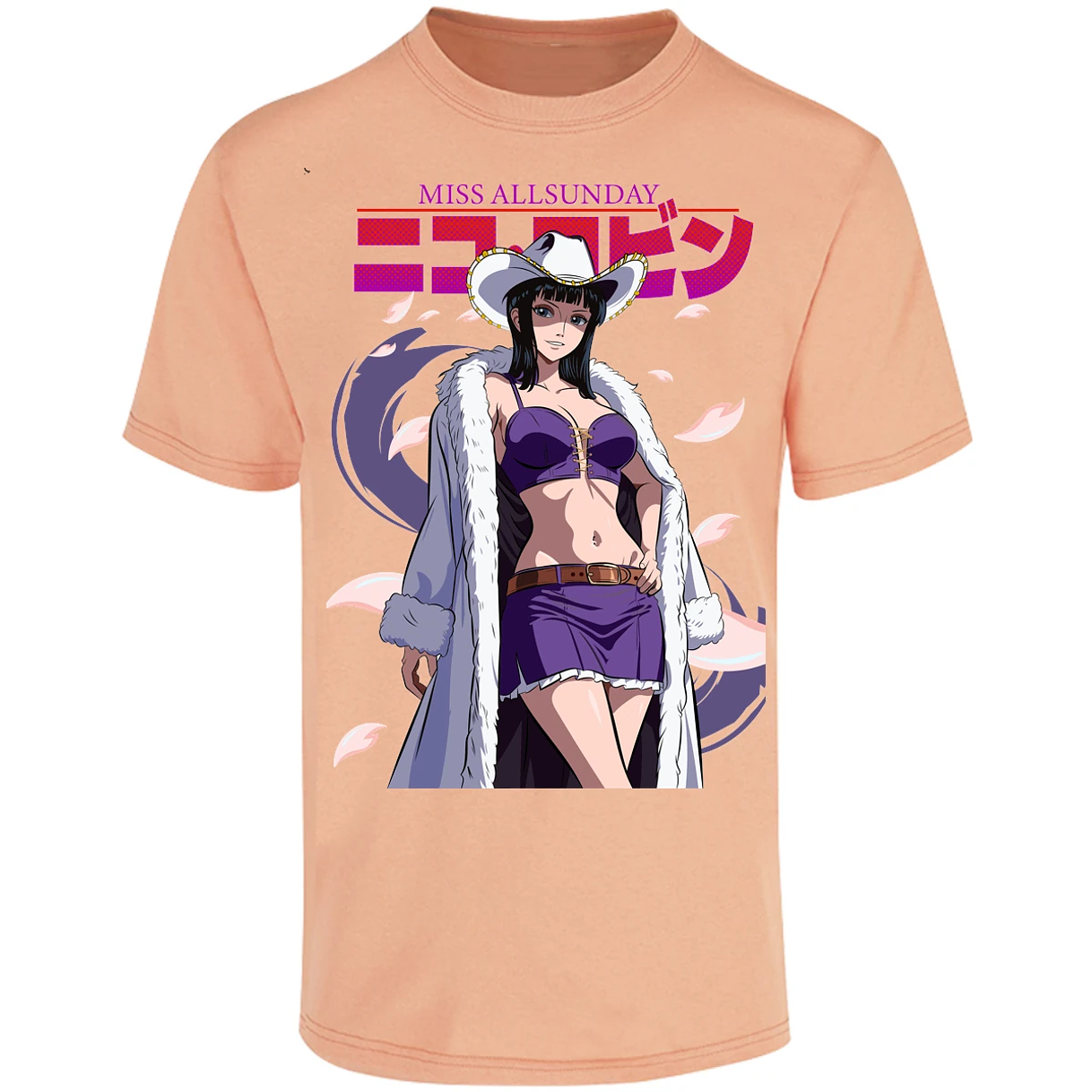 Playera One Piece Nico Miss Allsunday para Adulto 40