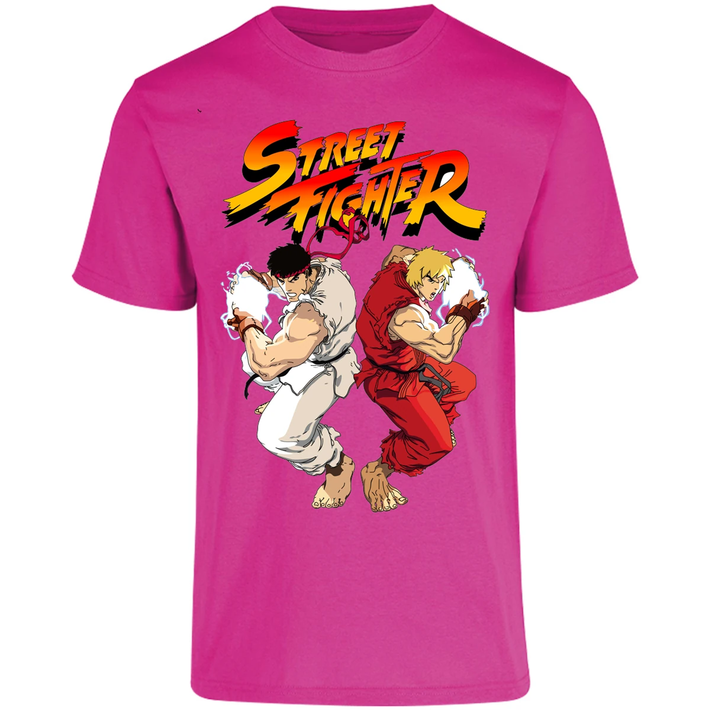 Playera Street Fighter Ryu Y Ken para Adulto 14