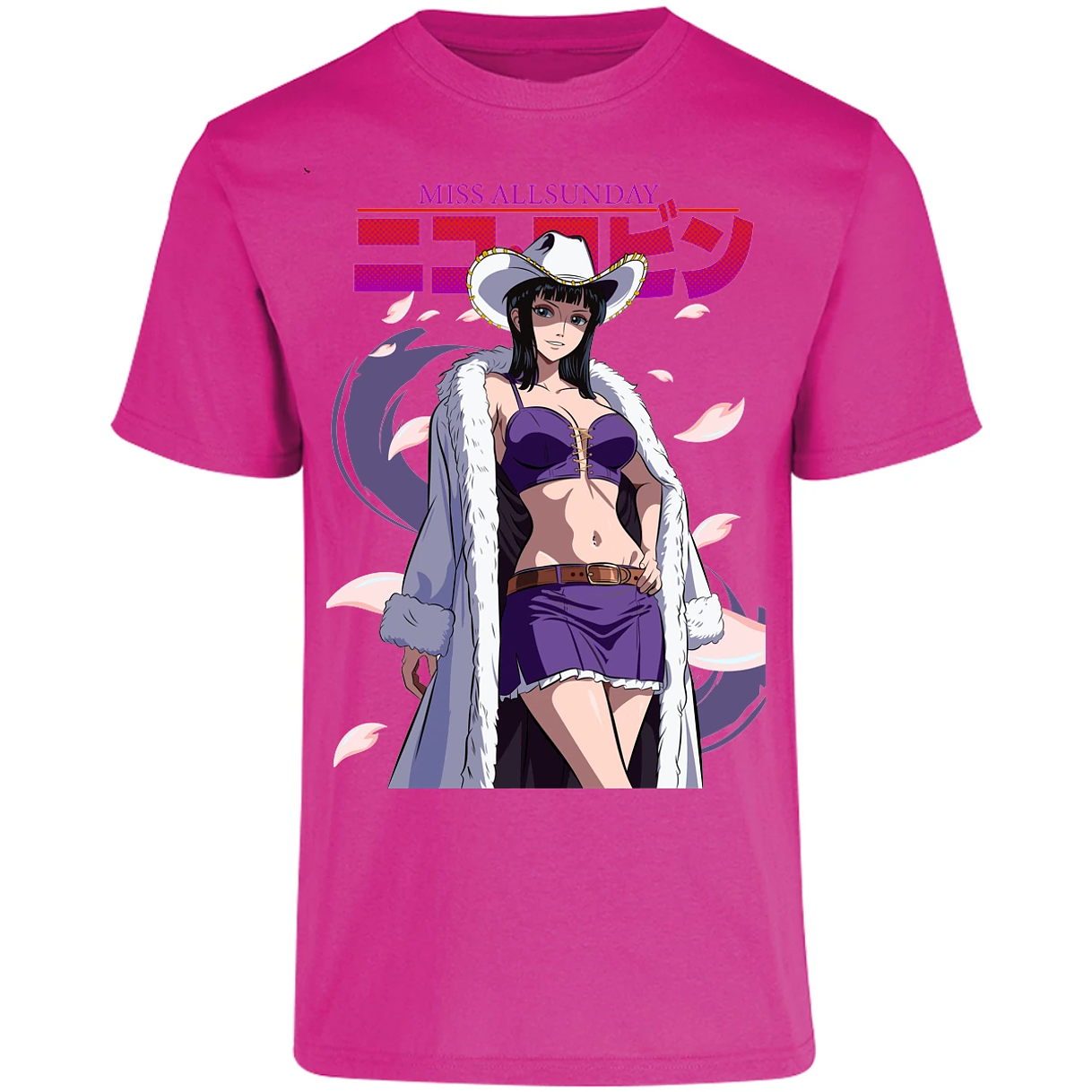Playera One Piece Nico Miss Allsunday para Adulto 10
