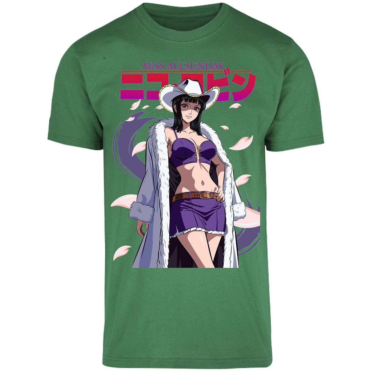 Playera One Piece Nico Miss Allsunday para Adulto 34