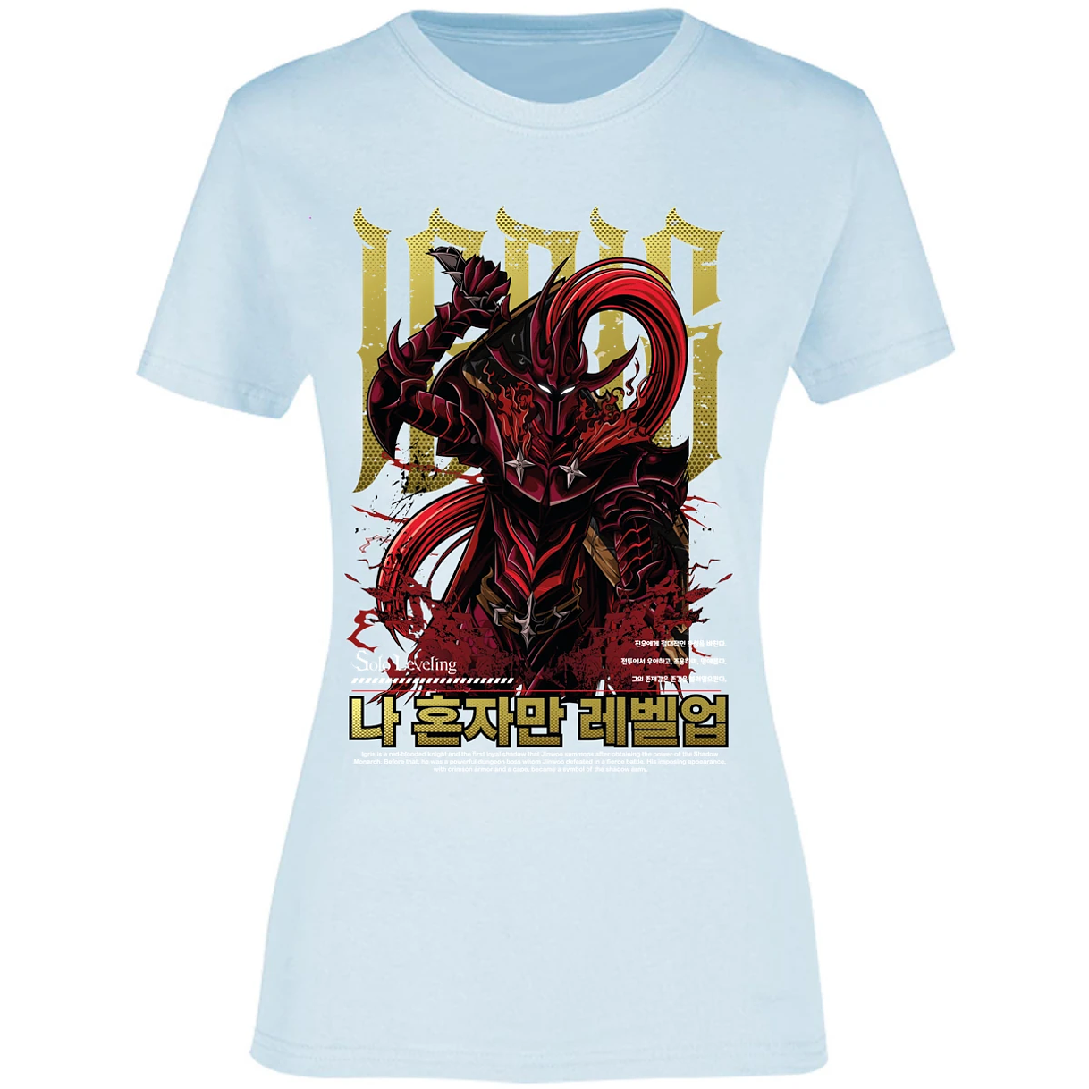 Blusa Solo Leveling Igris Solo Leveling Blusa para Mujer 11