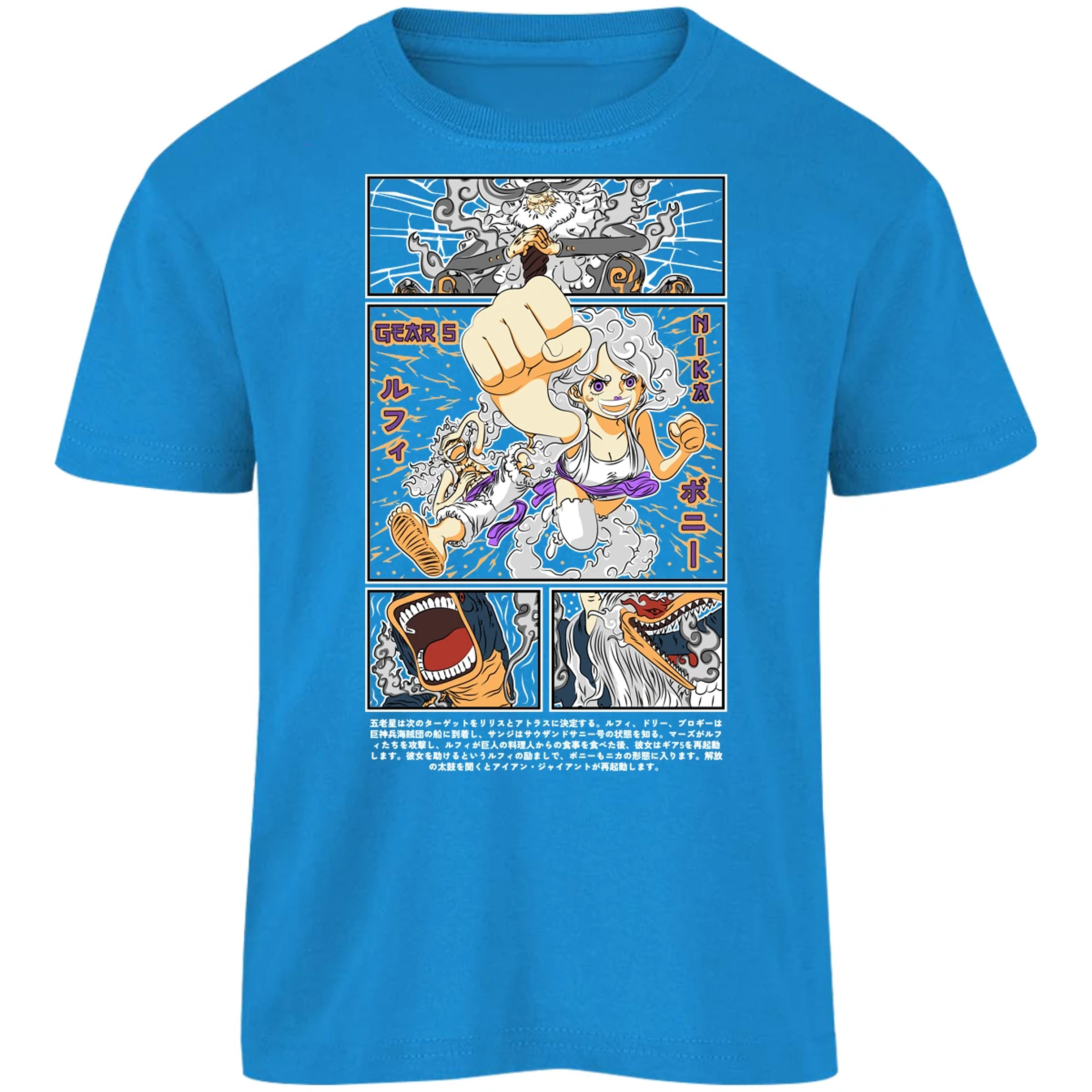 Playera One Piece Luffy Y Booney para Niño 15