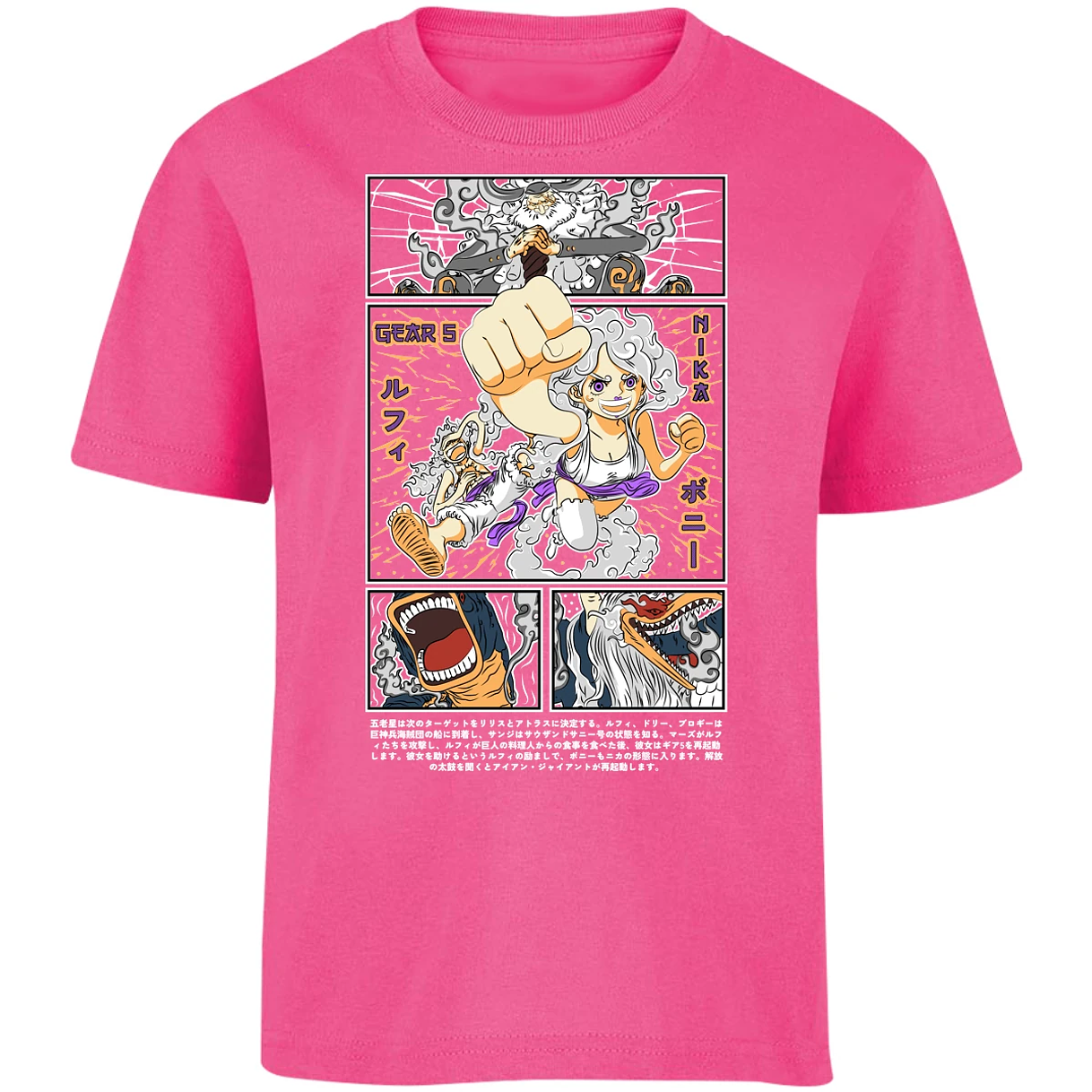 Playera One Piece Luffy Y Booney para Niño 23